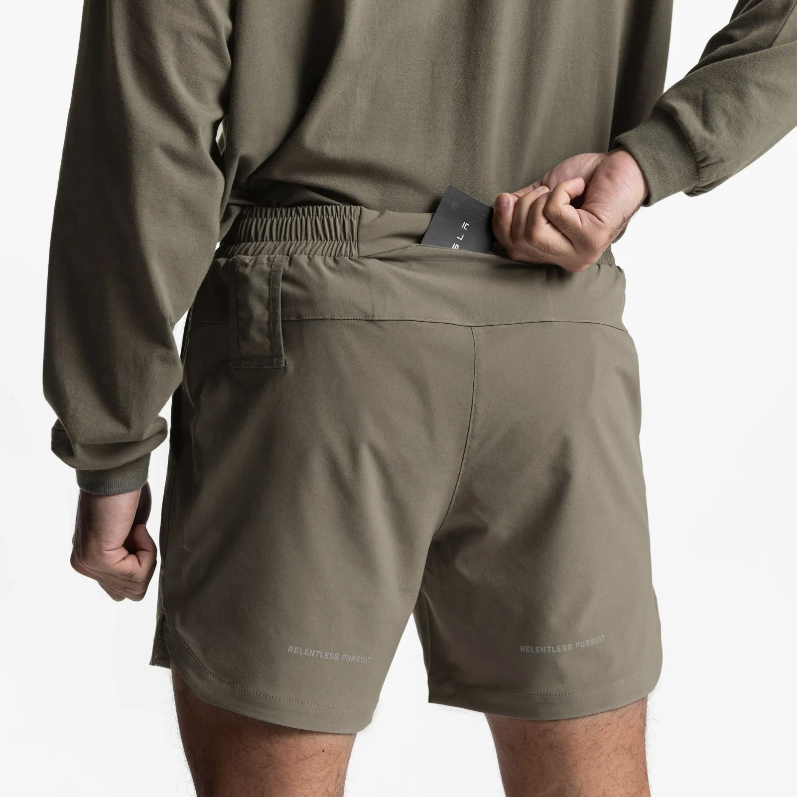 0560. Ultralight 6" Short - Faded Olive