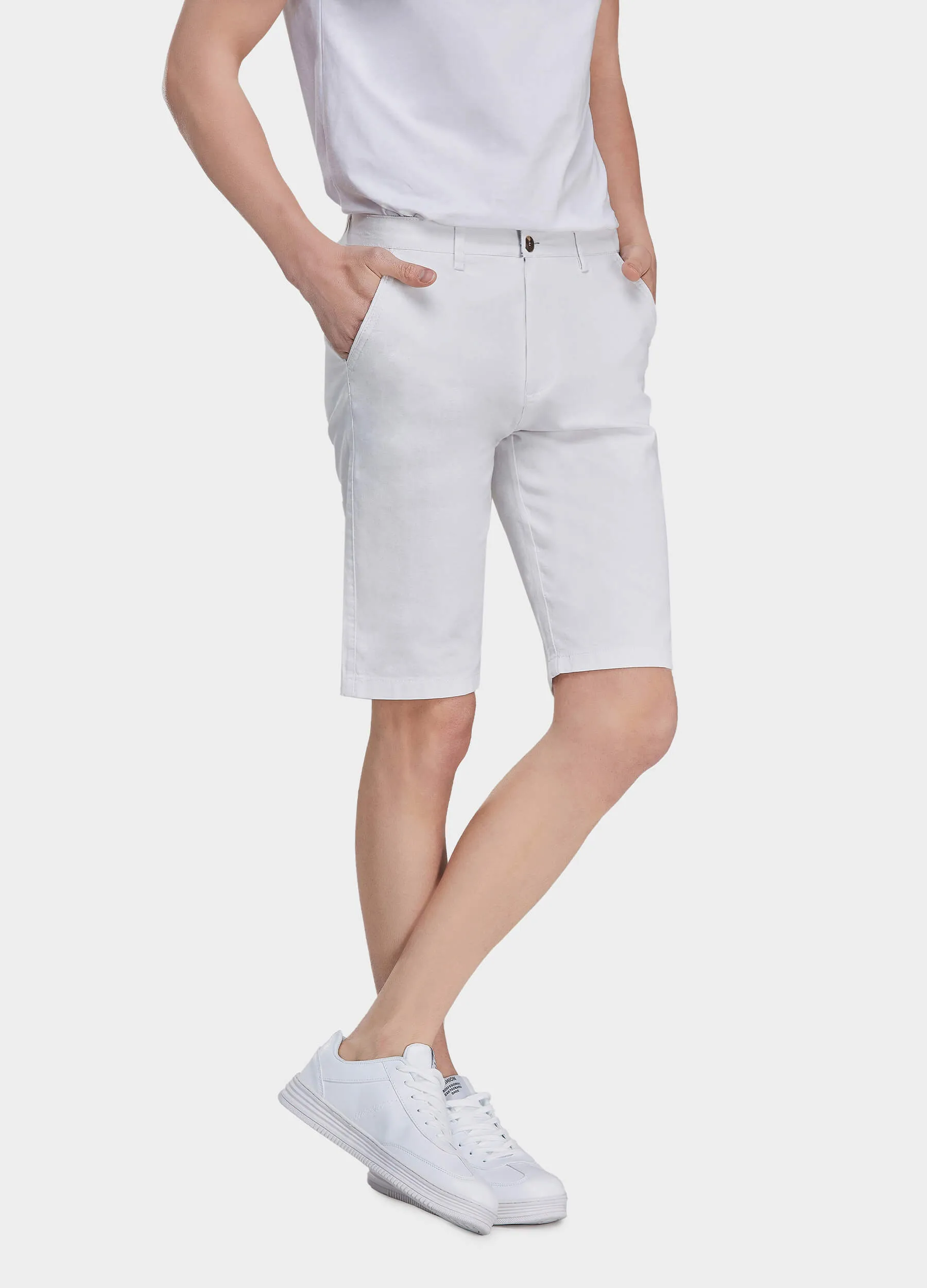 1PA1 Men's Chino Casual Shorts 100% Cotton Shorts(Clearance)