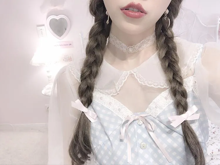 [2020 New] Yuki Hime Single Collar Pastel Babydoll Inner Blouse