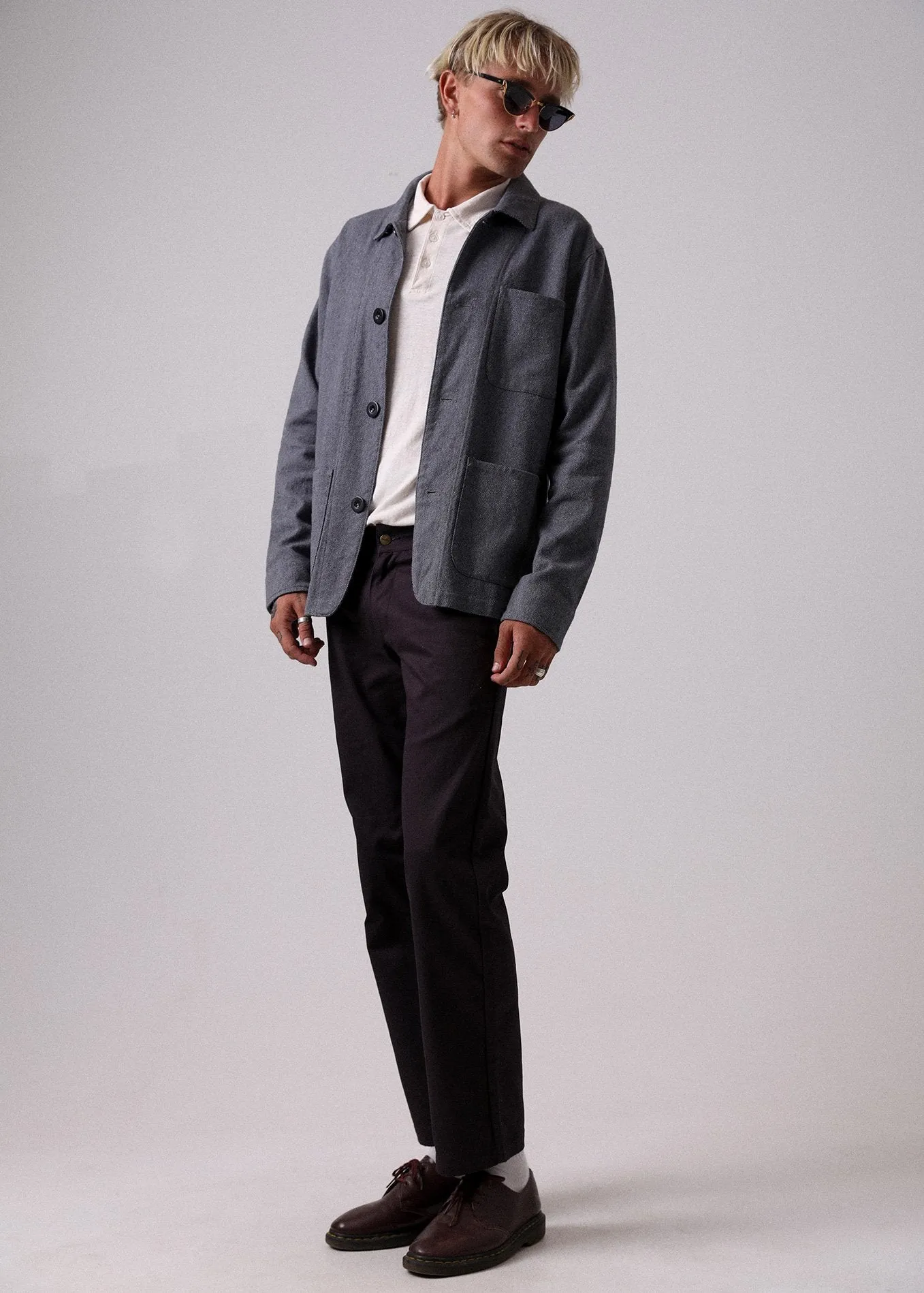 Afends Mens Culture Wave Chore - Hemp Jacket