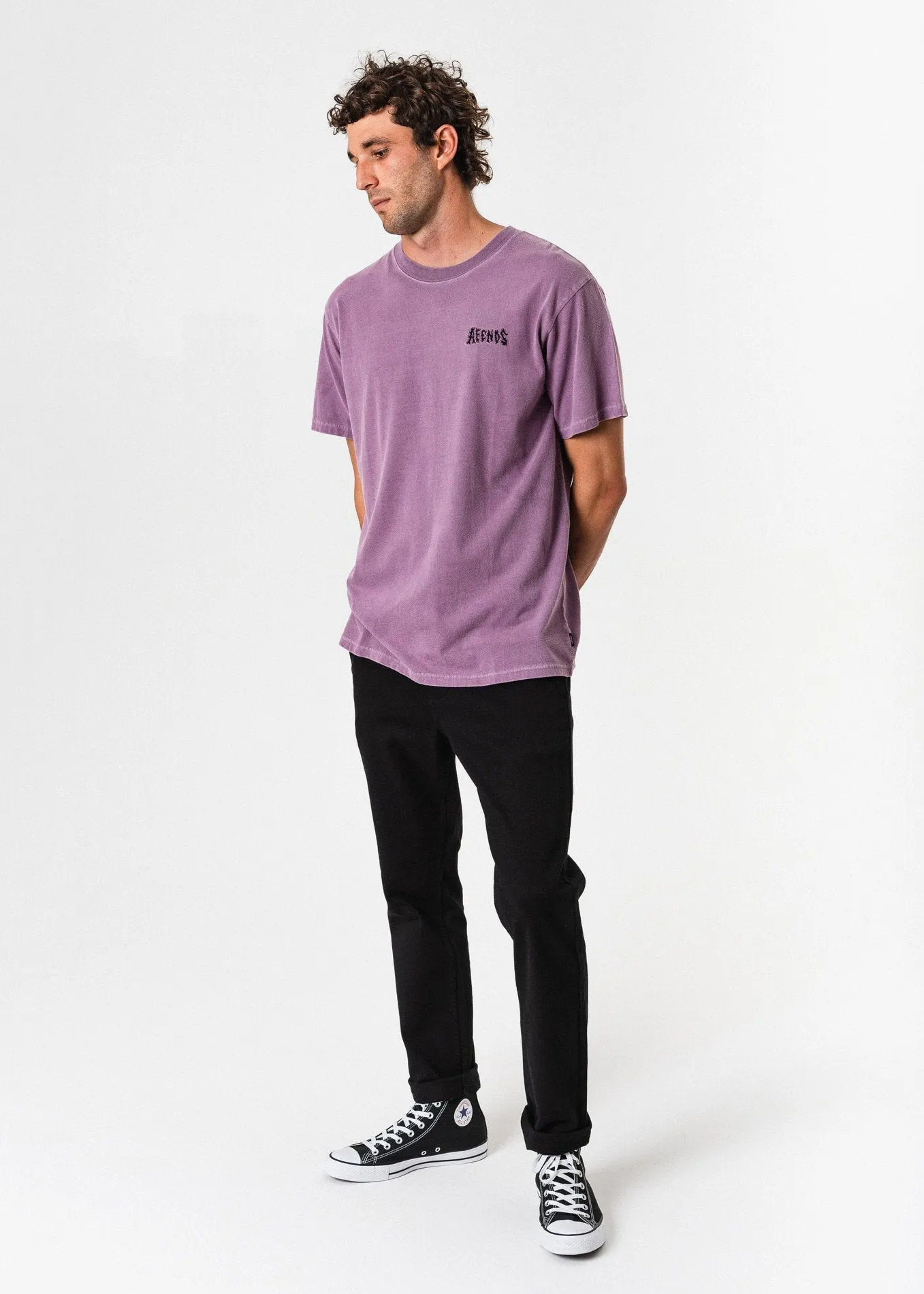 Afends Mens Waves - Retro Fit Tee