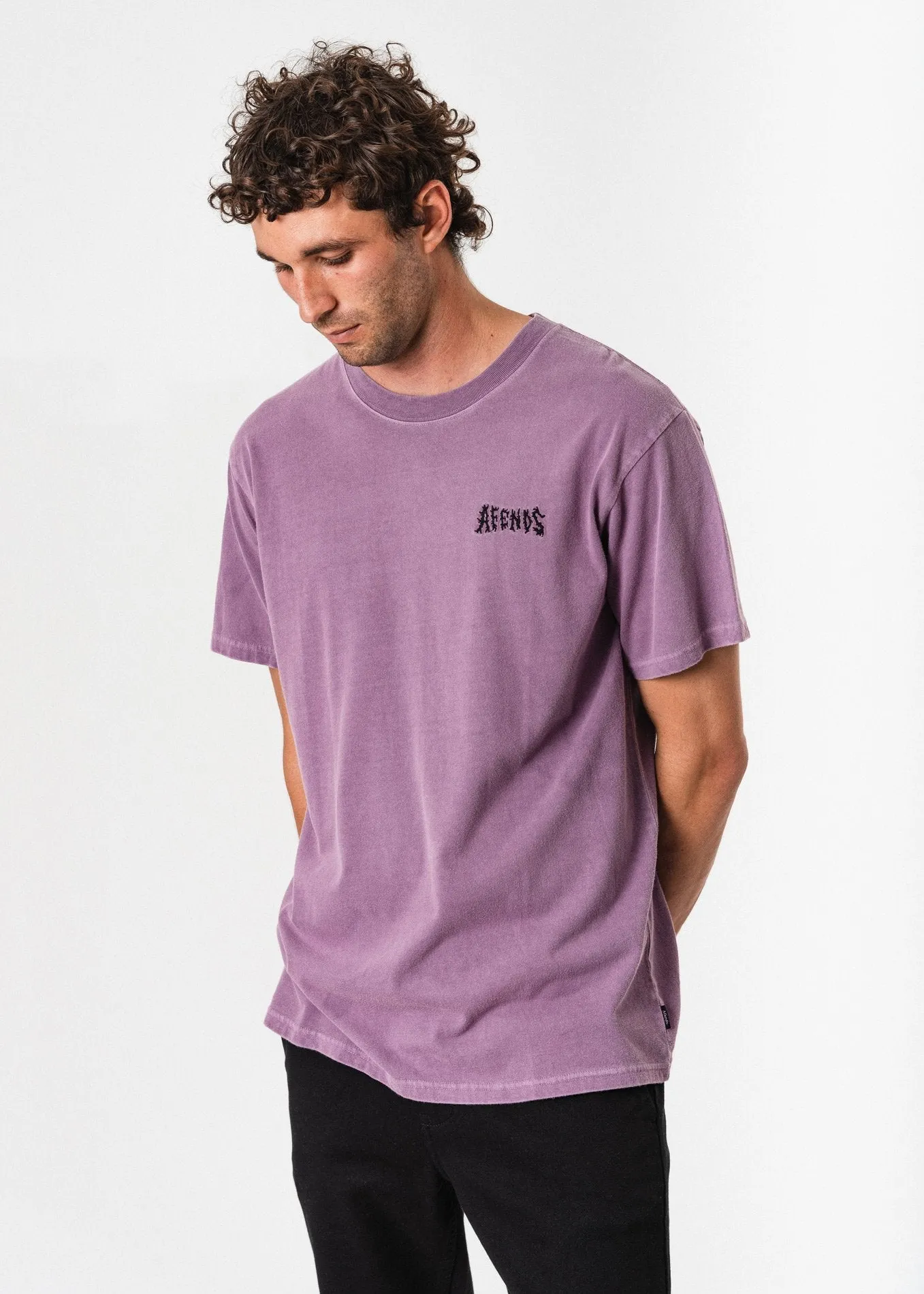 Afends Mens Waves - Retro Fit Tee