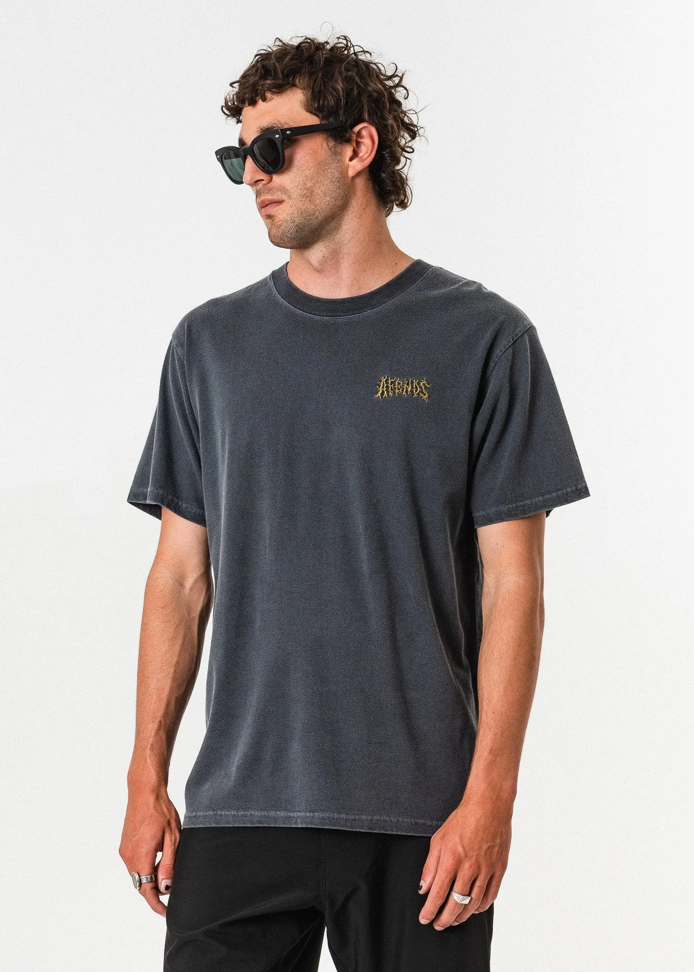 Afends Mens Waves - Retro Fit Tee