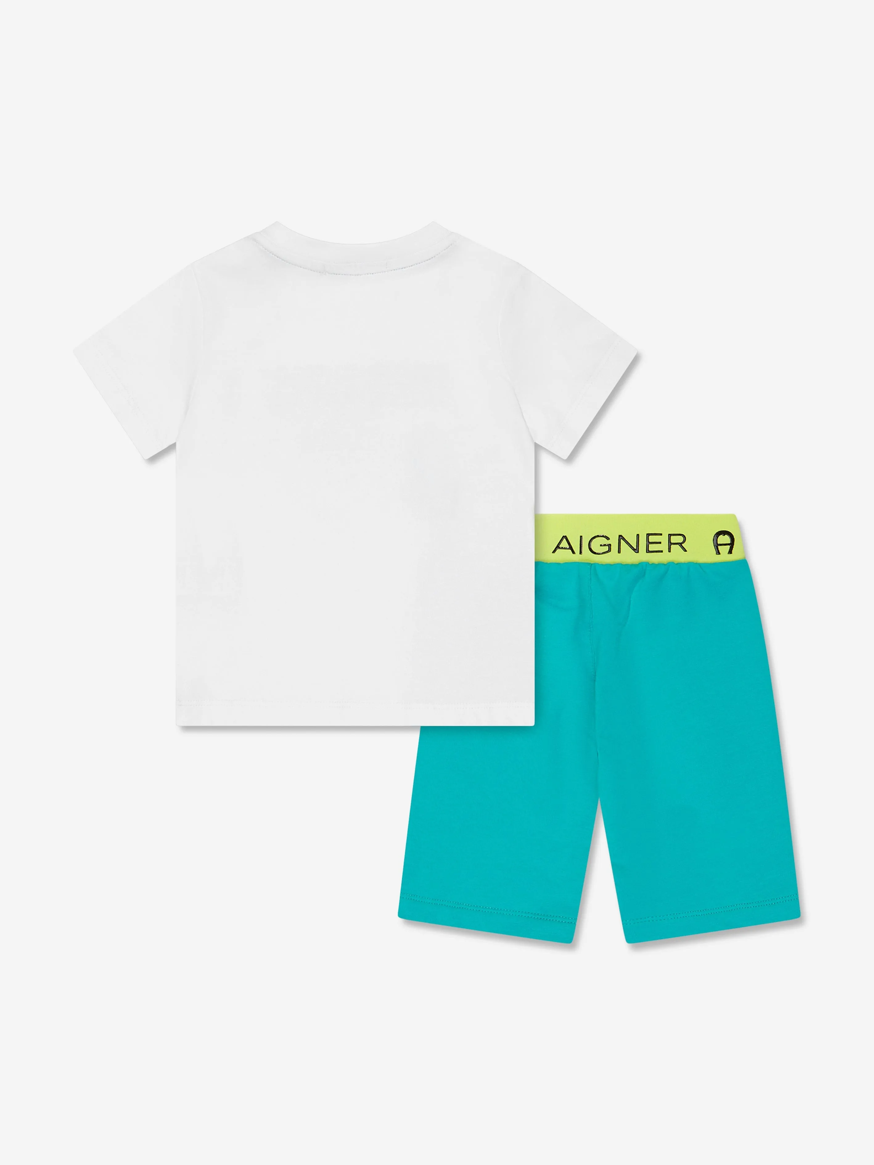 Aigner Baby Boys T-Shirt And Shorts Set in White