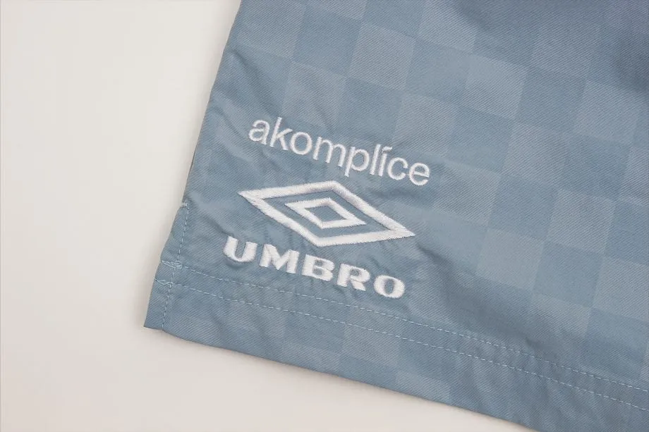 Akomplice x UMBRO Peace Checkerboard Shorts - Ashley Blue