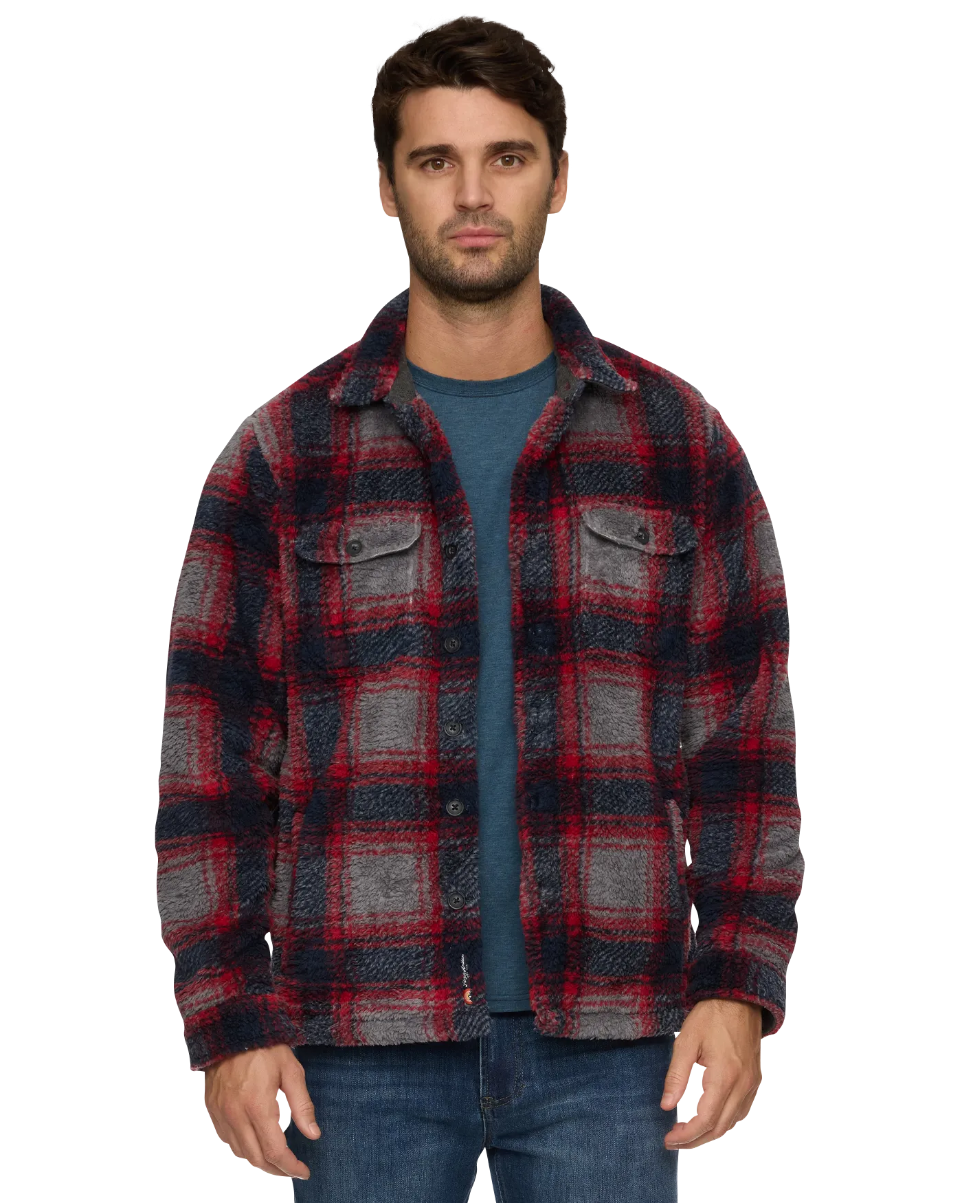 ATOKA SHAGGY SHERPA SHIRT JACKET