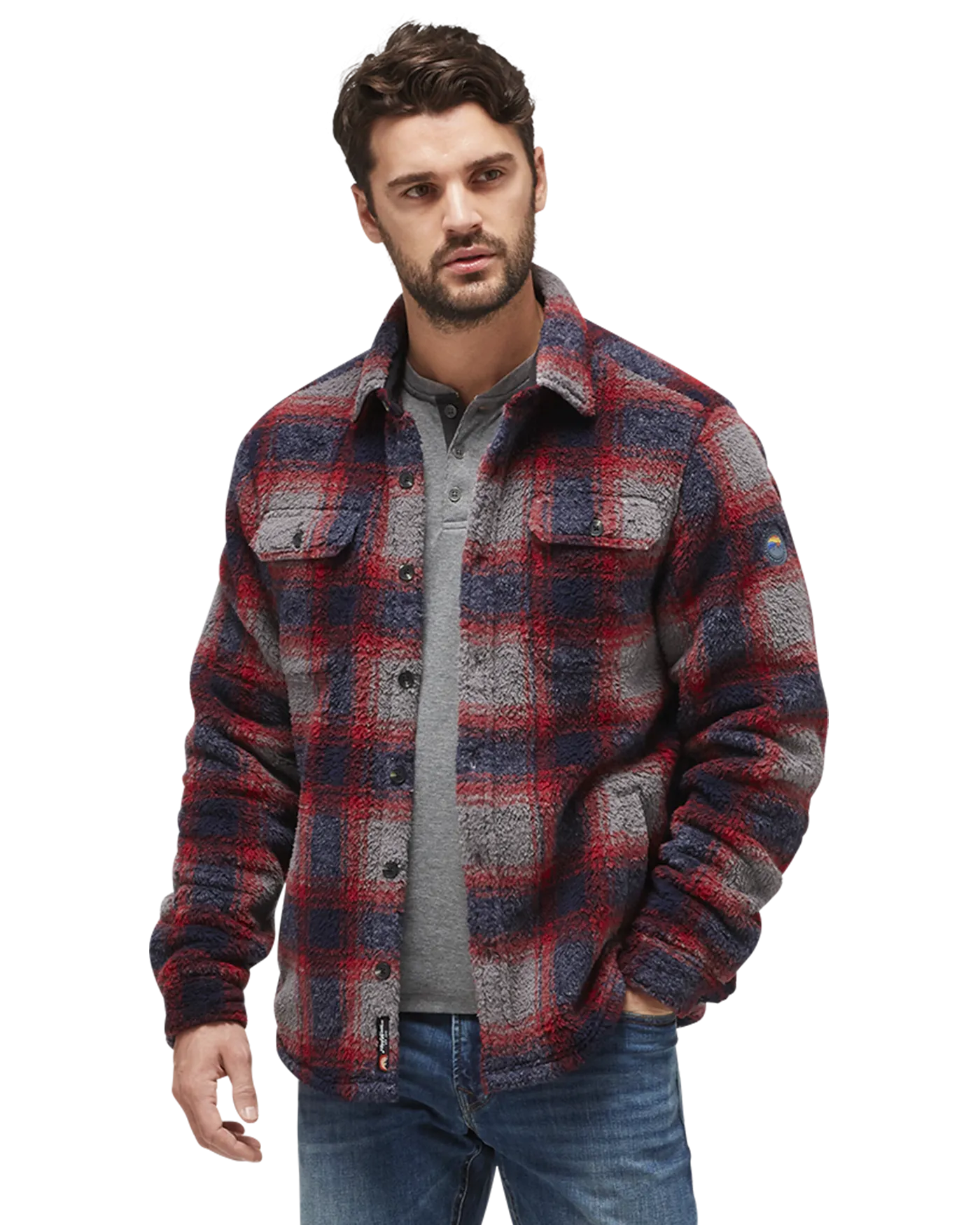 ATOKA SHAGGY SHERPA SHIRT JACKET