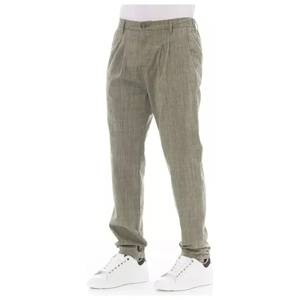 Baldinini Trend Army Cotton Men Pant