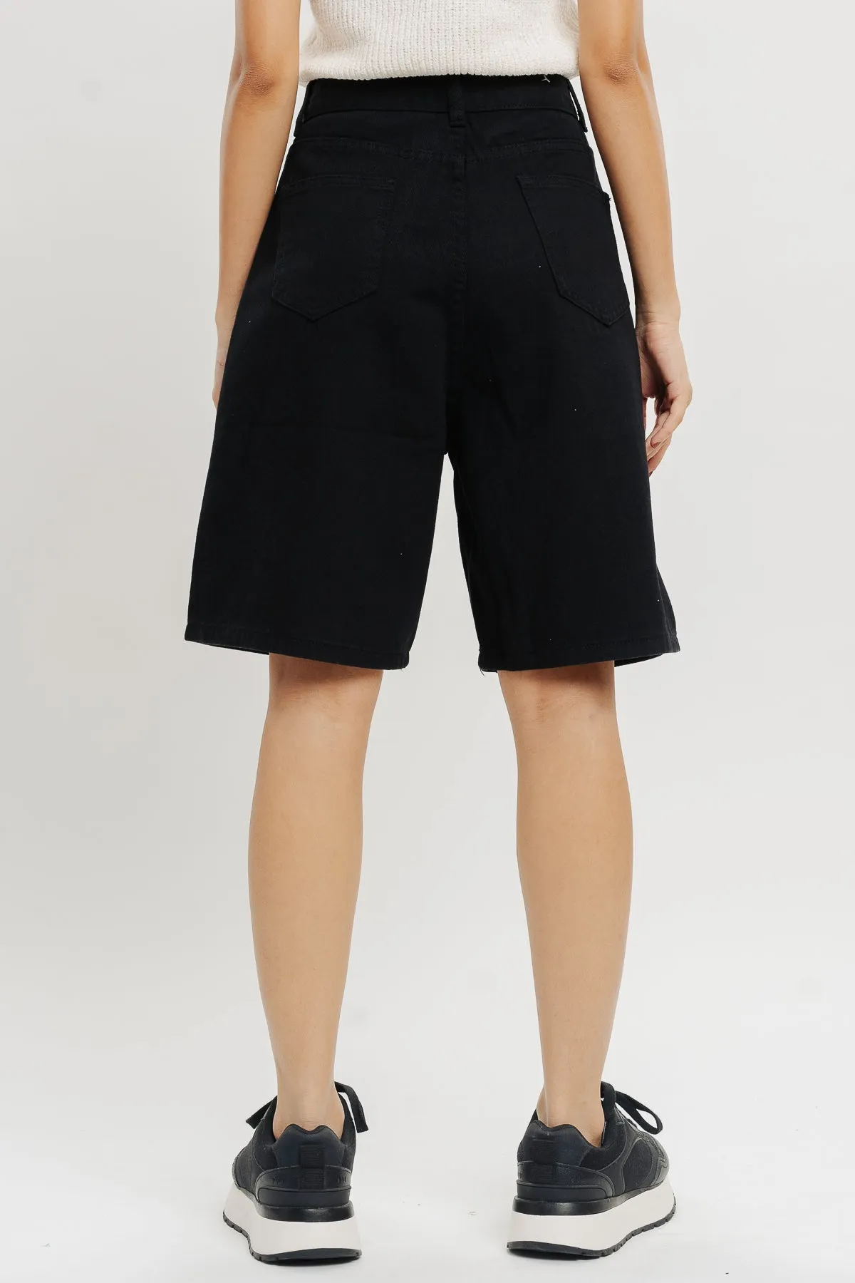 Bermuda Black Shorts