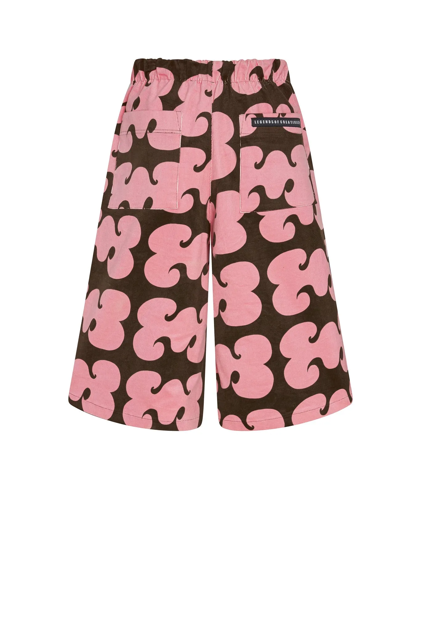 Bowie Joker Print Baggy Shorts