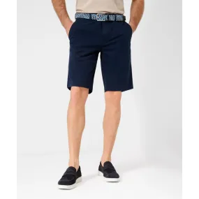 Brax Bari Flex Cotton Stretch Chino Shorts 84-6958 Atlantic Navy