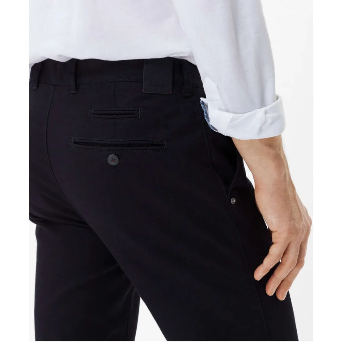 Brax Fabio Hi Flex Slim Fit Stretch Chino Black 80-1750