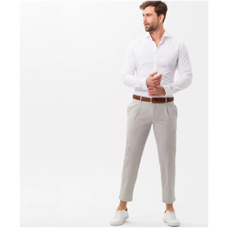 Brax Hi-FLEX: Pleated Cropped Chino 84-1557 Paul