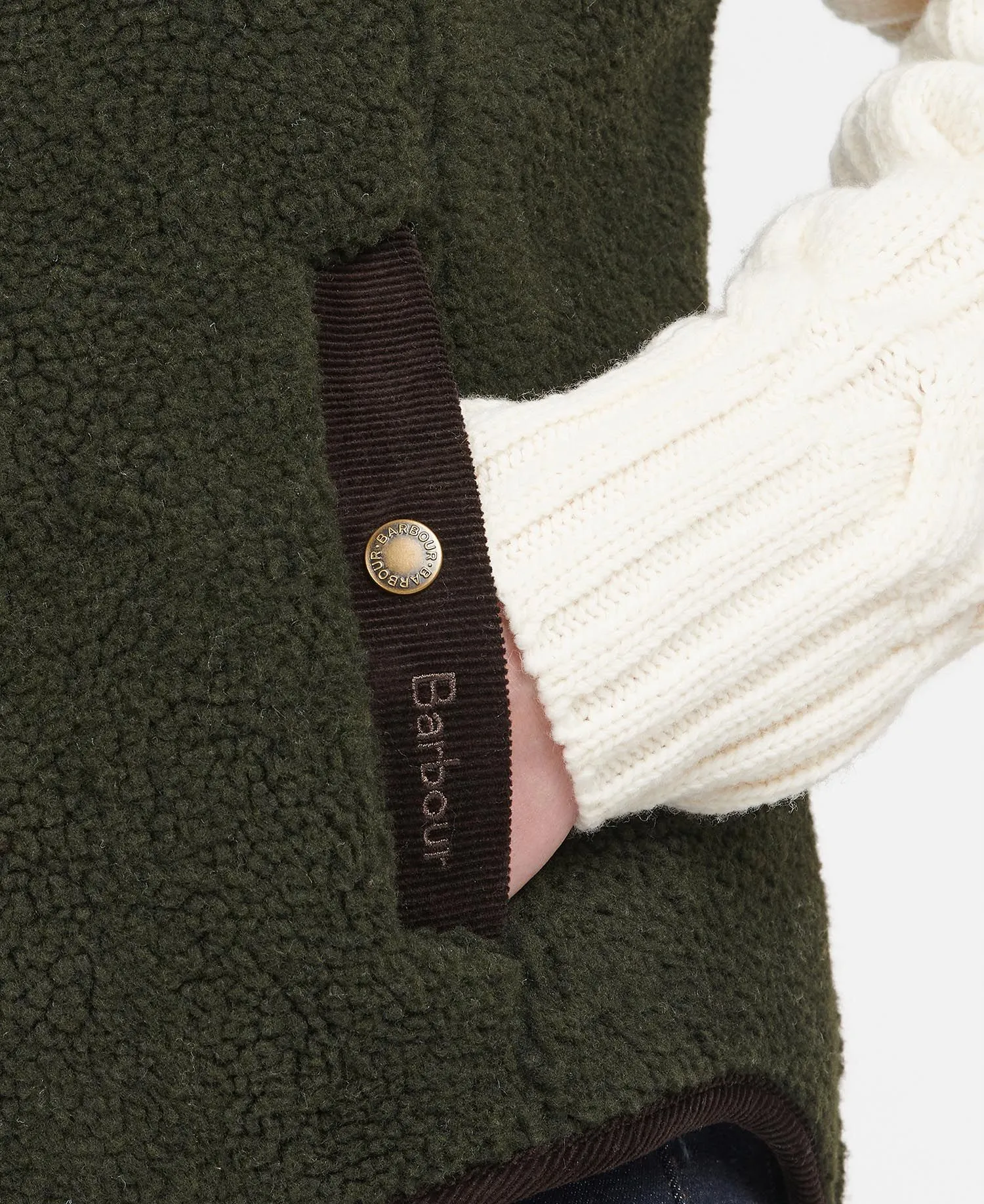 Burford Fleece - Olive/Classic