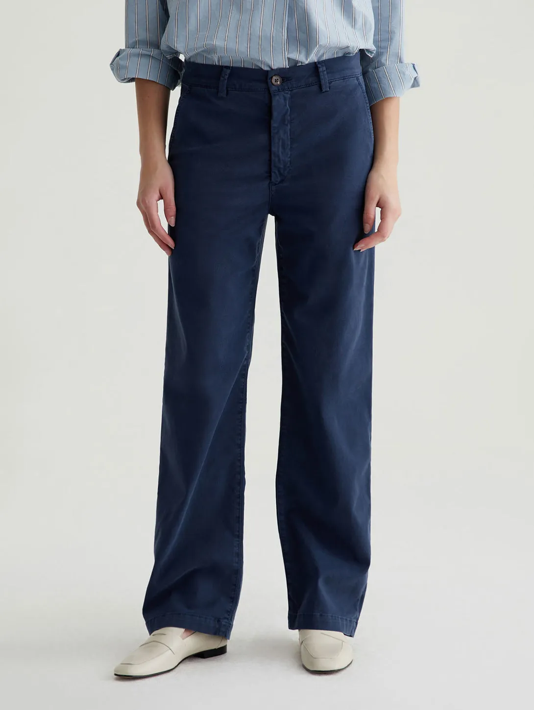 Caden Straight Trouser - Sulfur Deep Trenches