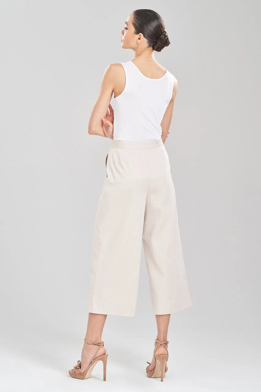 Cotton Chino Cropped Pants