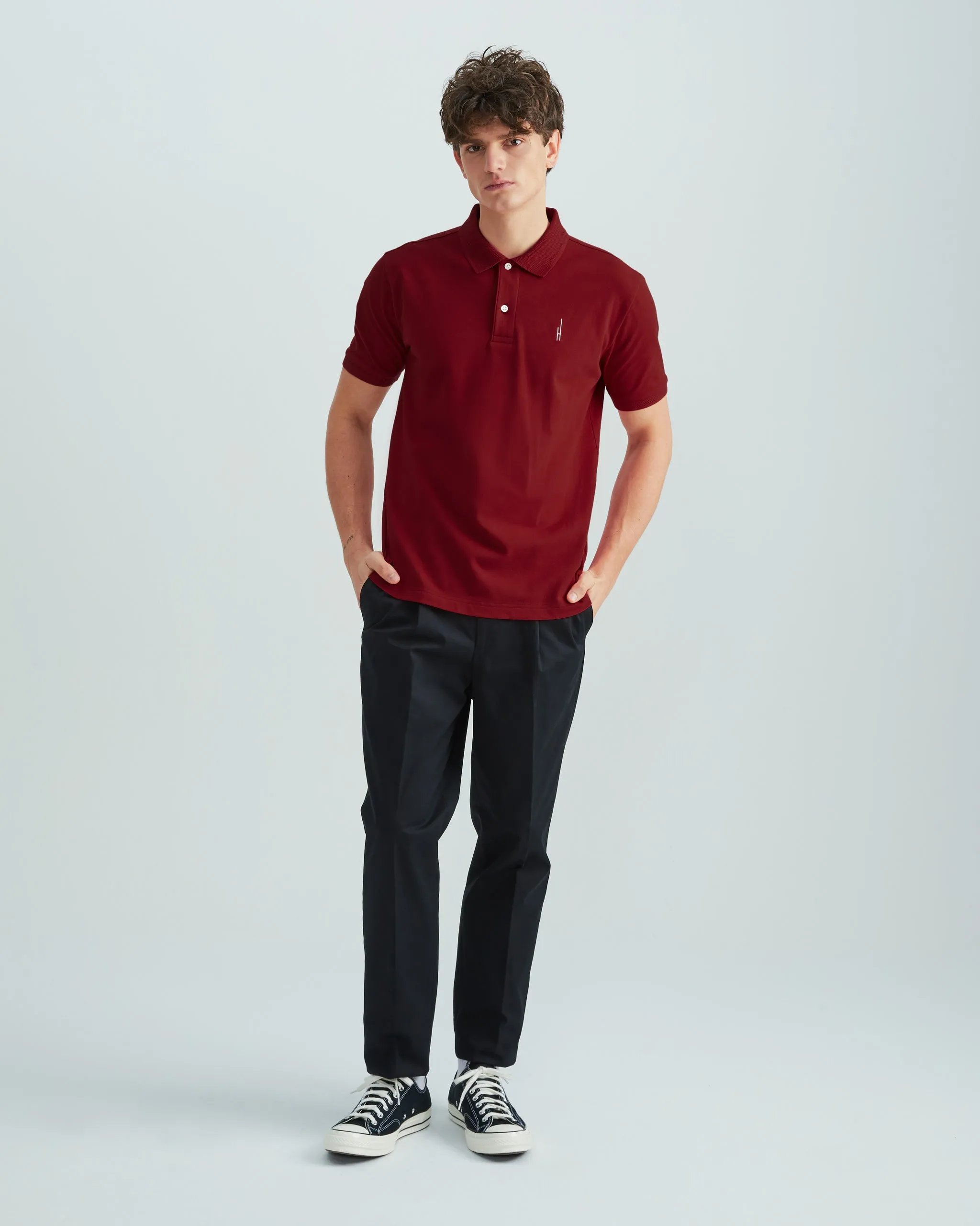 Coupe Cousu, Black, Cotton Chino Trousers