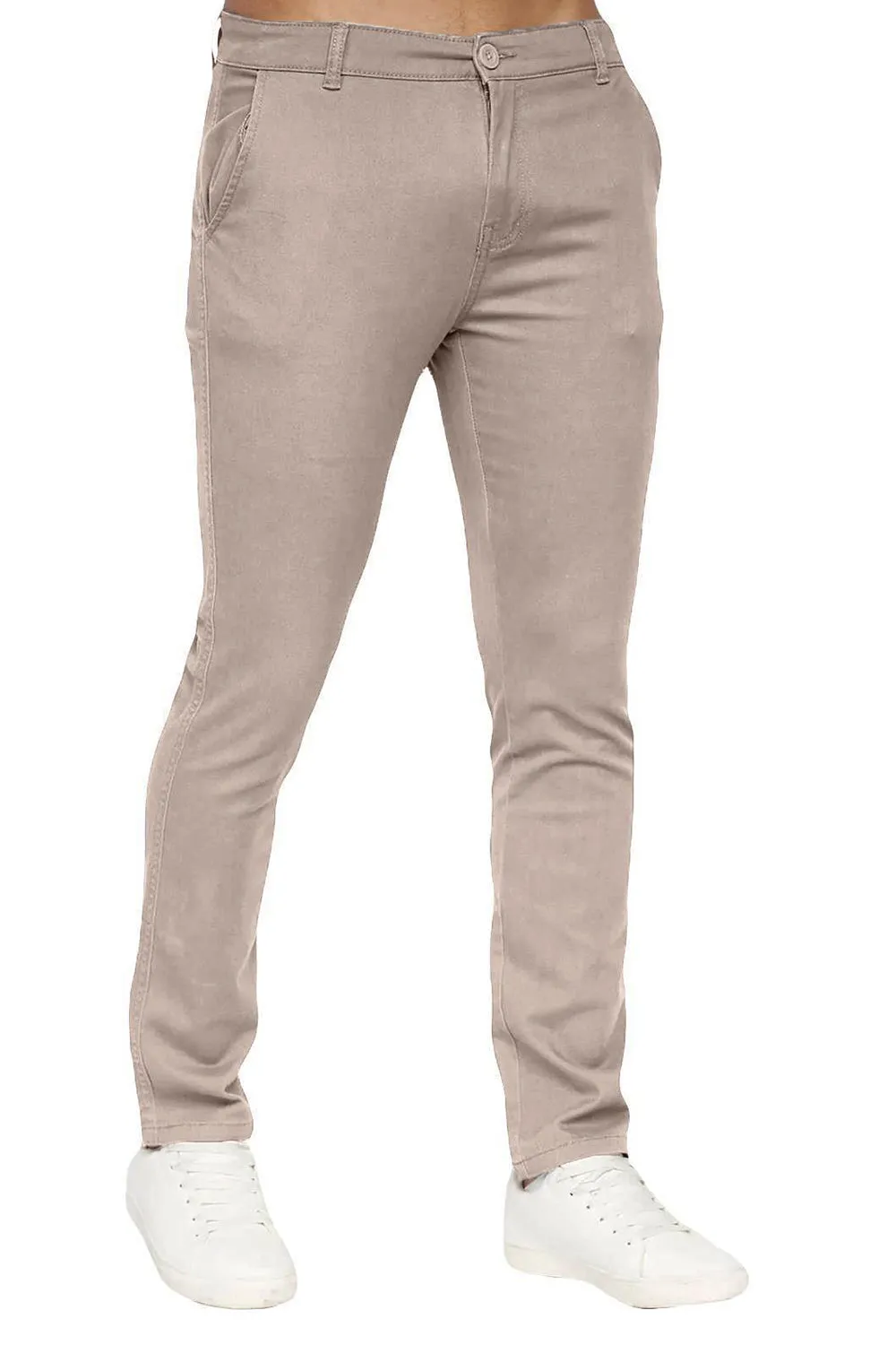 Crosshatch Mens Designer Slim Fit Cotton Pants