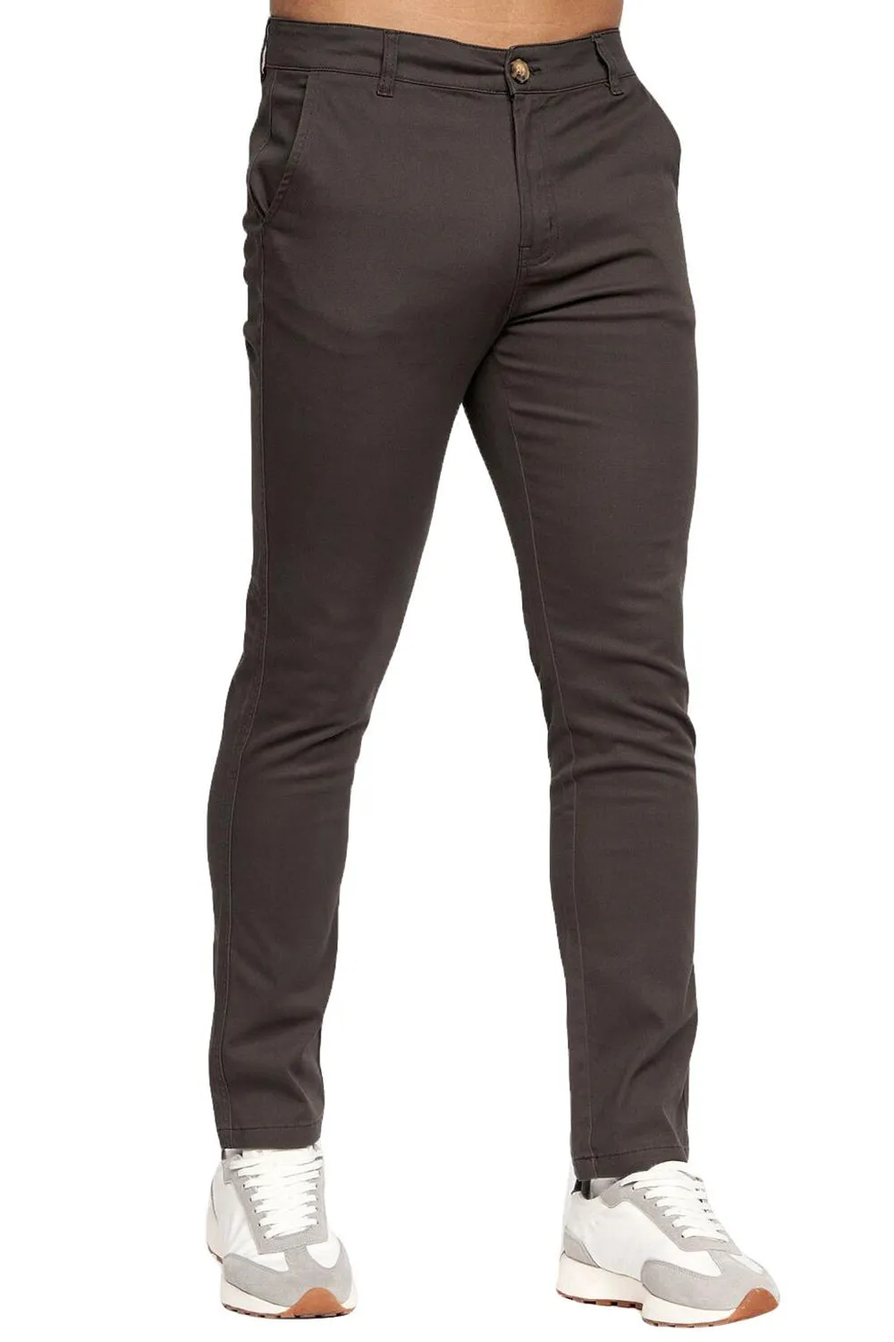 Crosshatch Mens Designer Slim Fit Cotton Pants