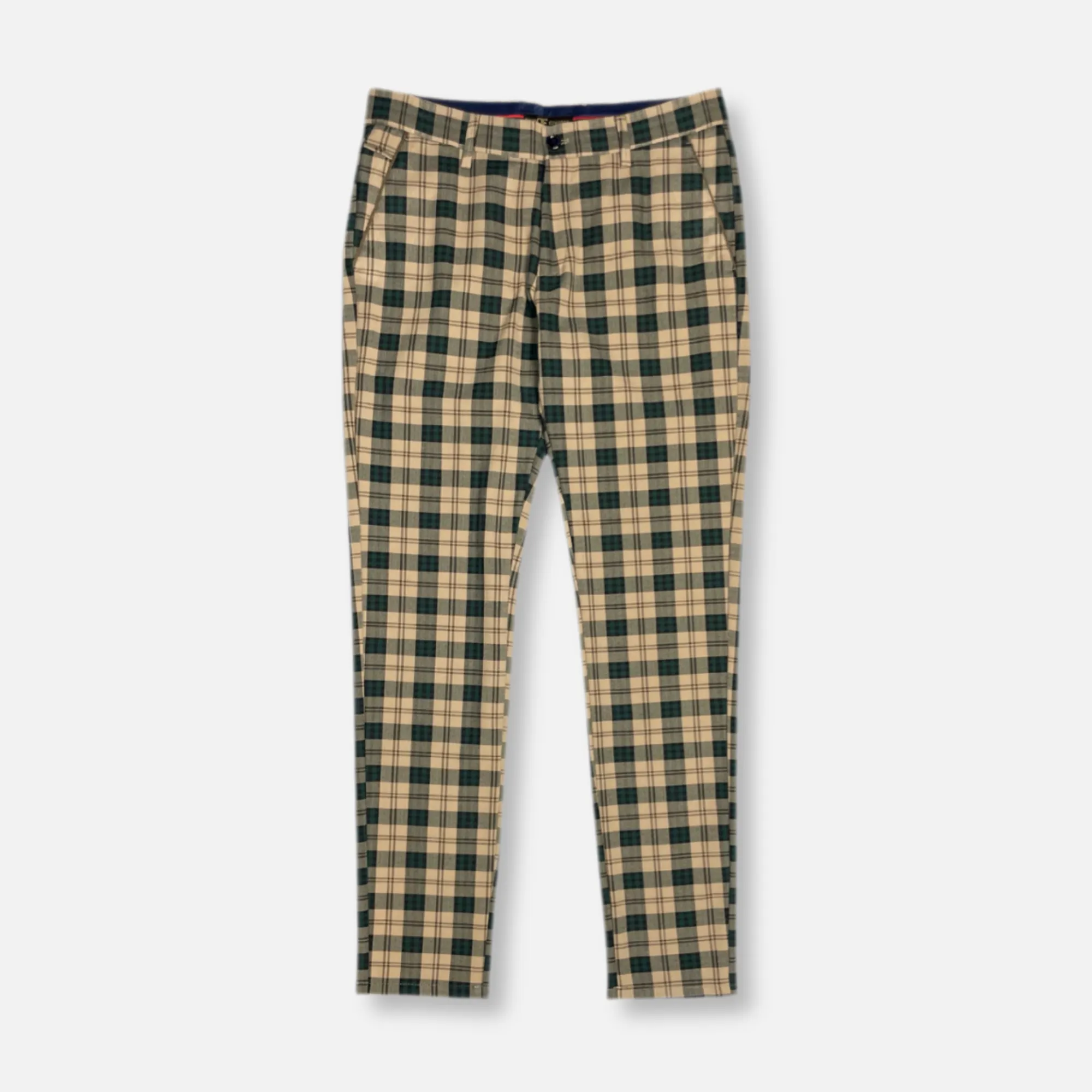 Derwin Slim Fit Plaid Pants