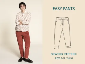 Easy Pants -Printed Pattern