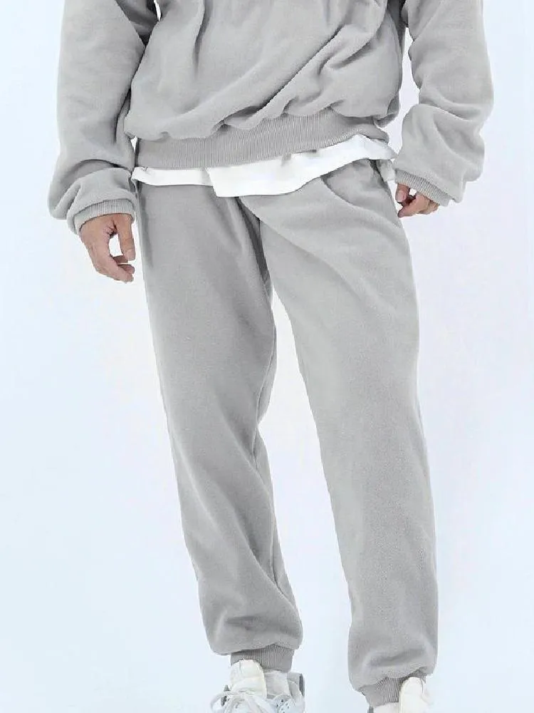 Elasticity Velvet Loose Fitting Jogger