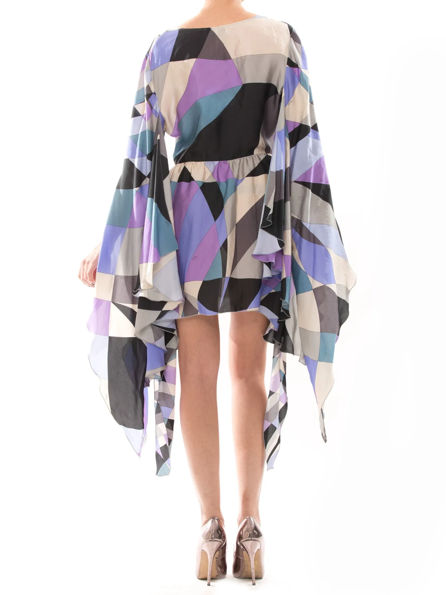 Emilio Pucci Purple Silk Dress