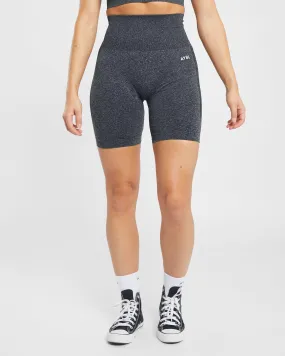 Empower Seamless Cycling Shorts - Black Marl