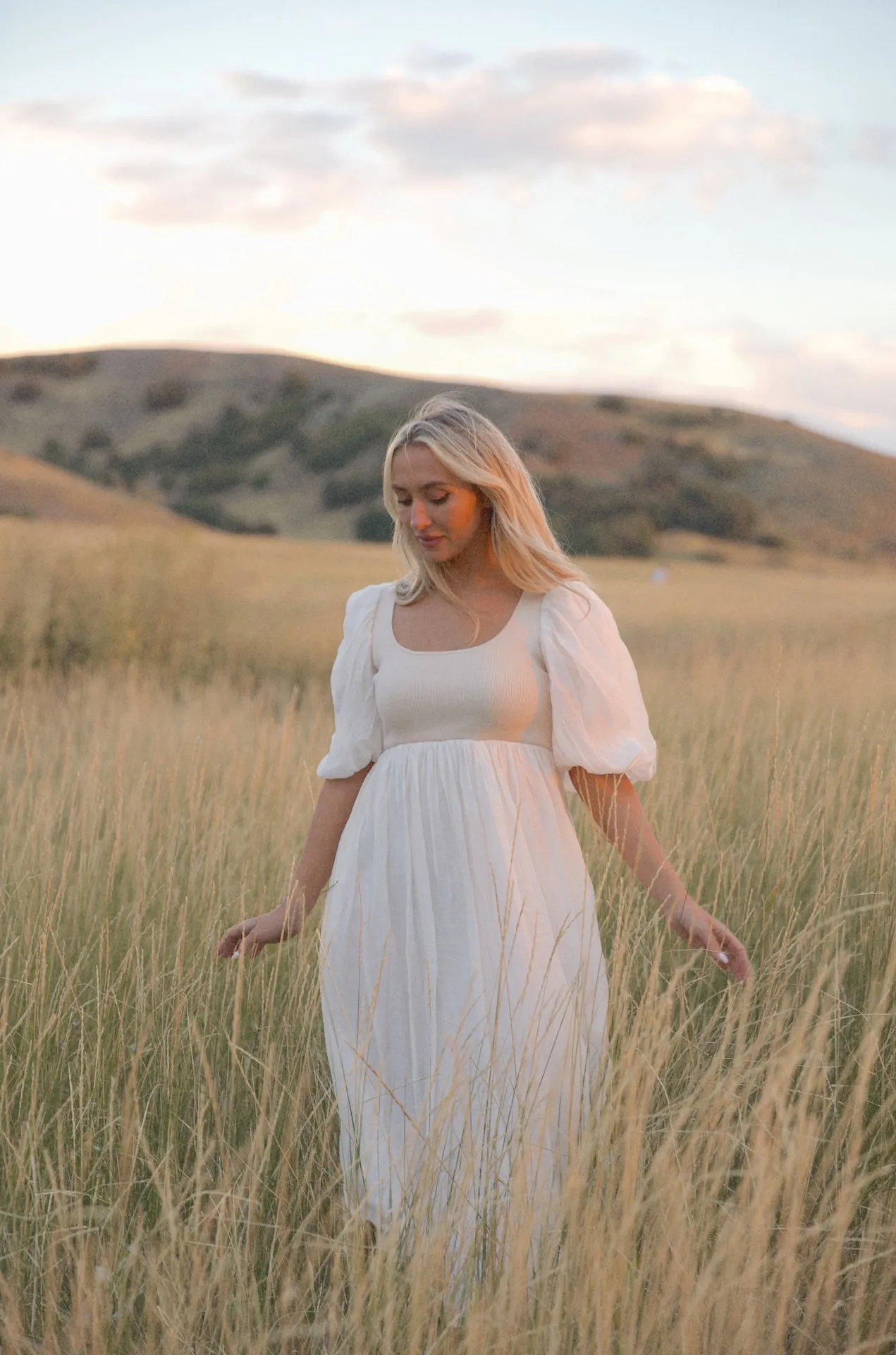 Enchanted Cream Midi Dress