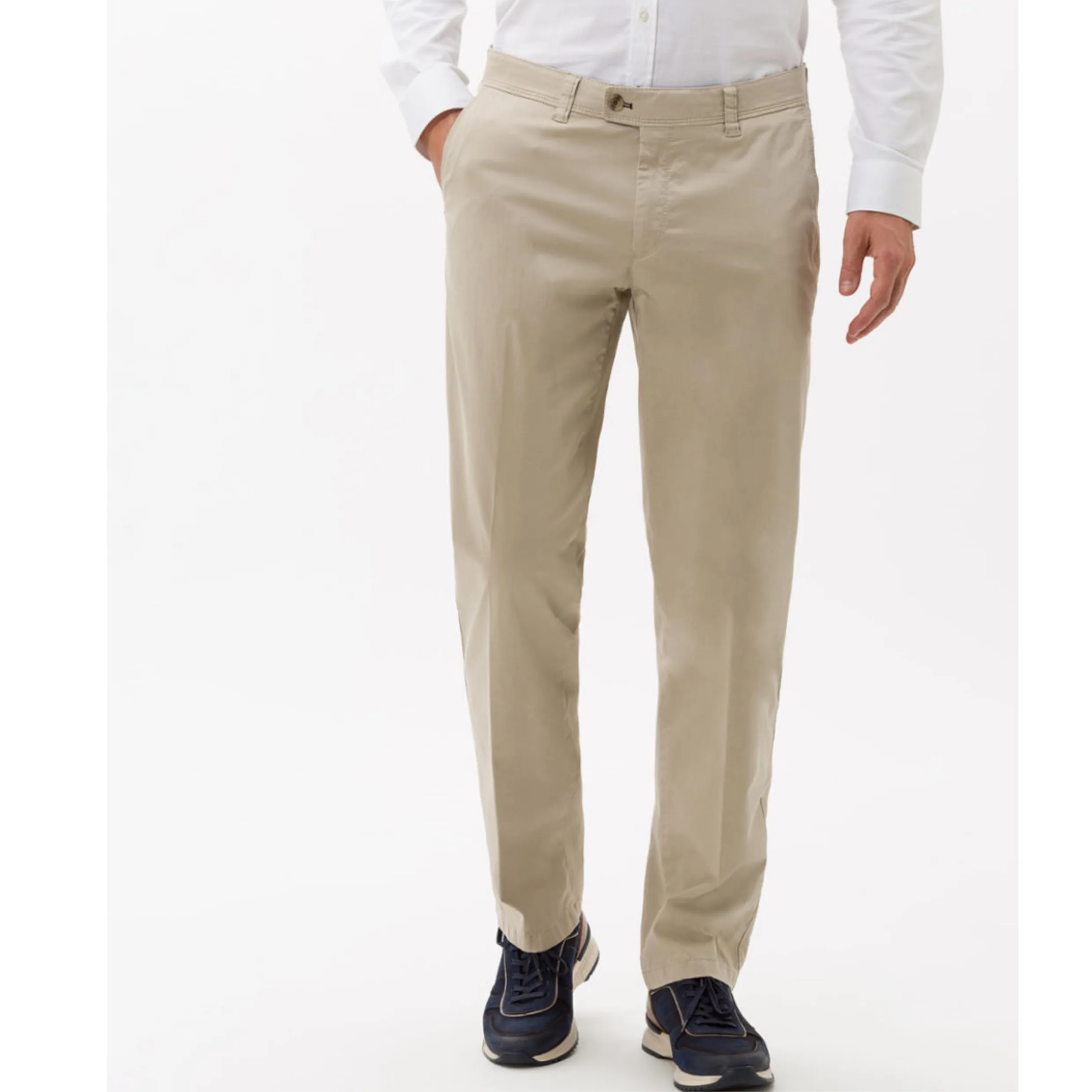 Eurex by Brax Luxury Quality Gaberdine Cotton Chino Jim - Beige 54-1707