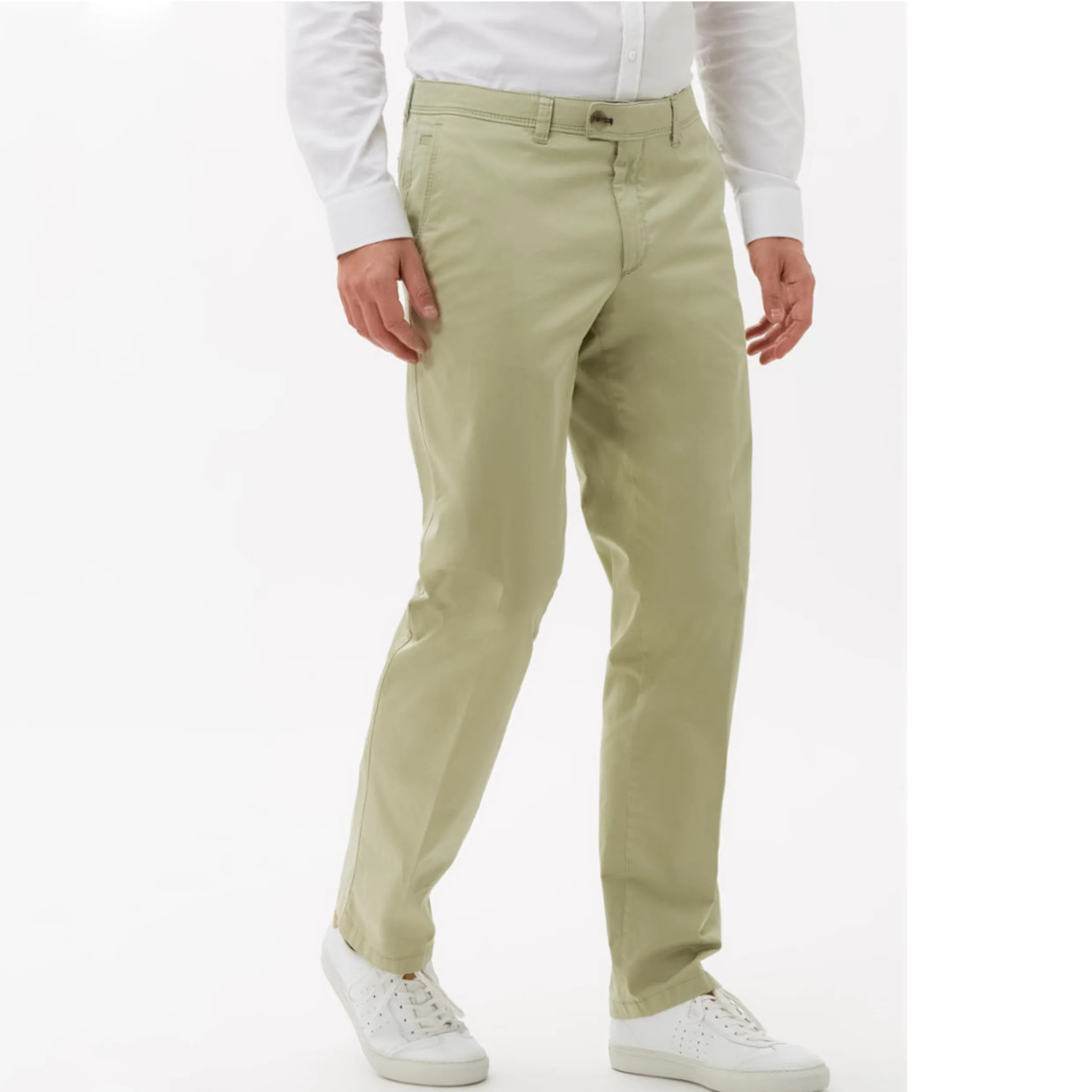 Eurex by Brax Luxury Quality Gaberdine Cotton Chino Jim - Mint 54-1707