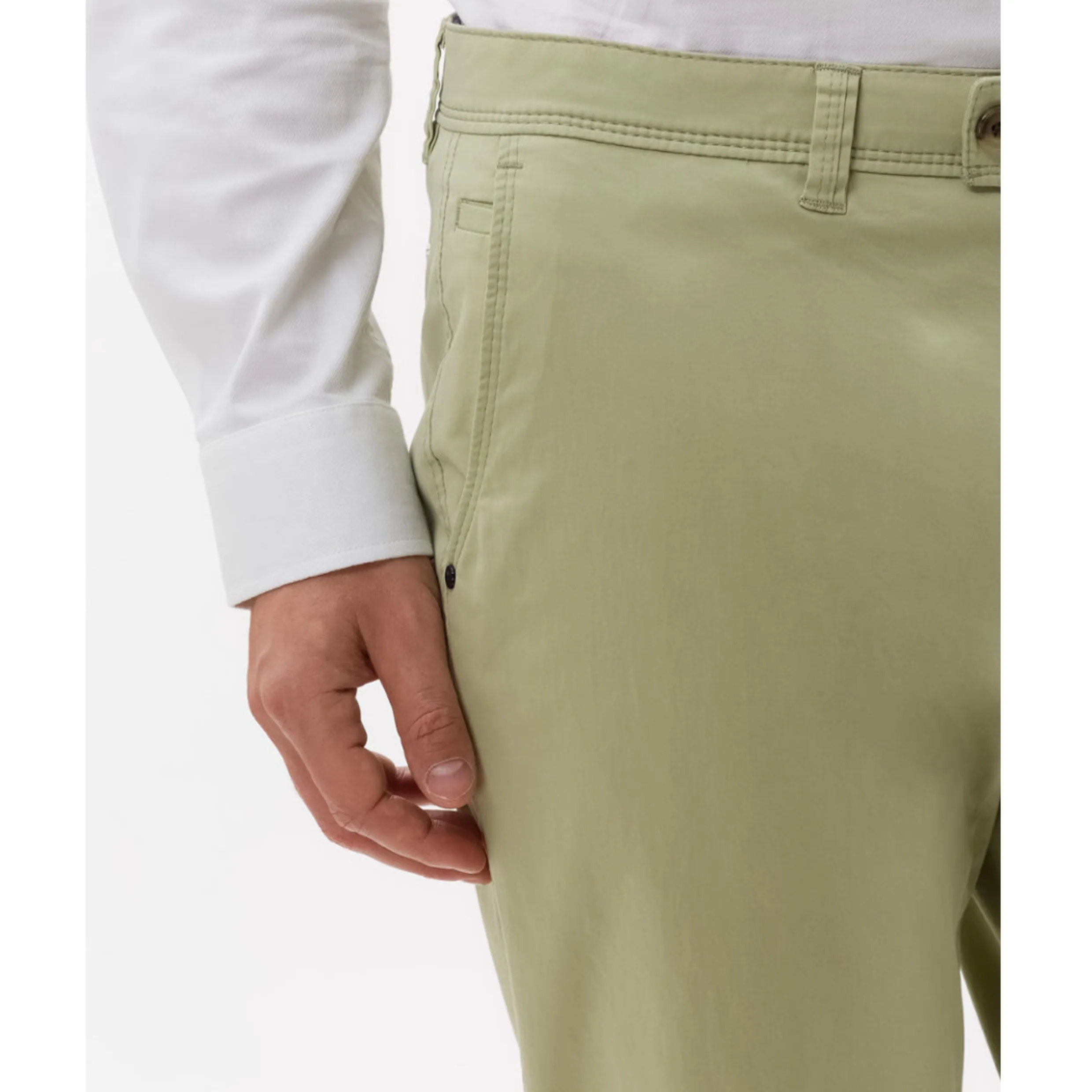 Eurex by Brax Luxury Quality Gaberdine Cotton Chino Jim - Mint 54-1707