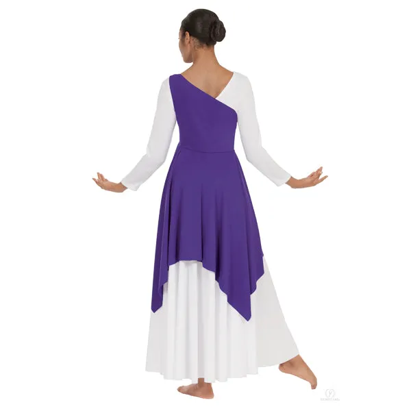 Eurotard 63567 Womens Joyful Praise Asymmetrical Tunic