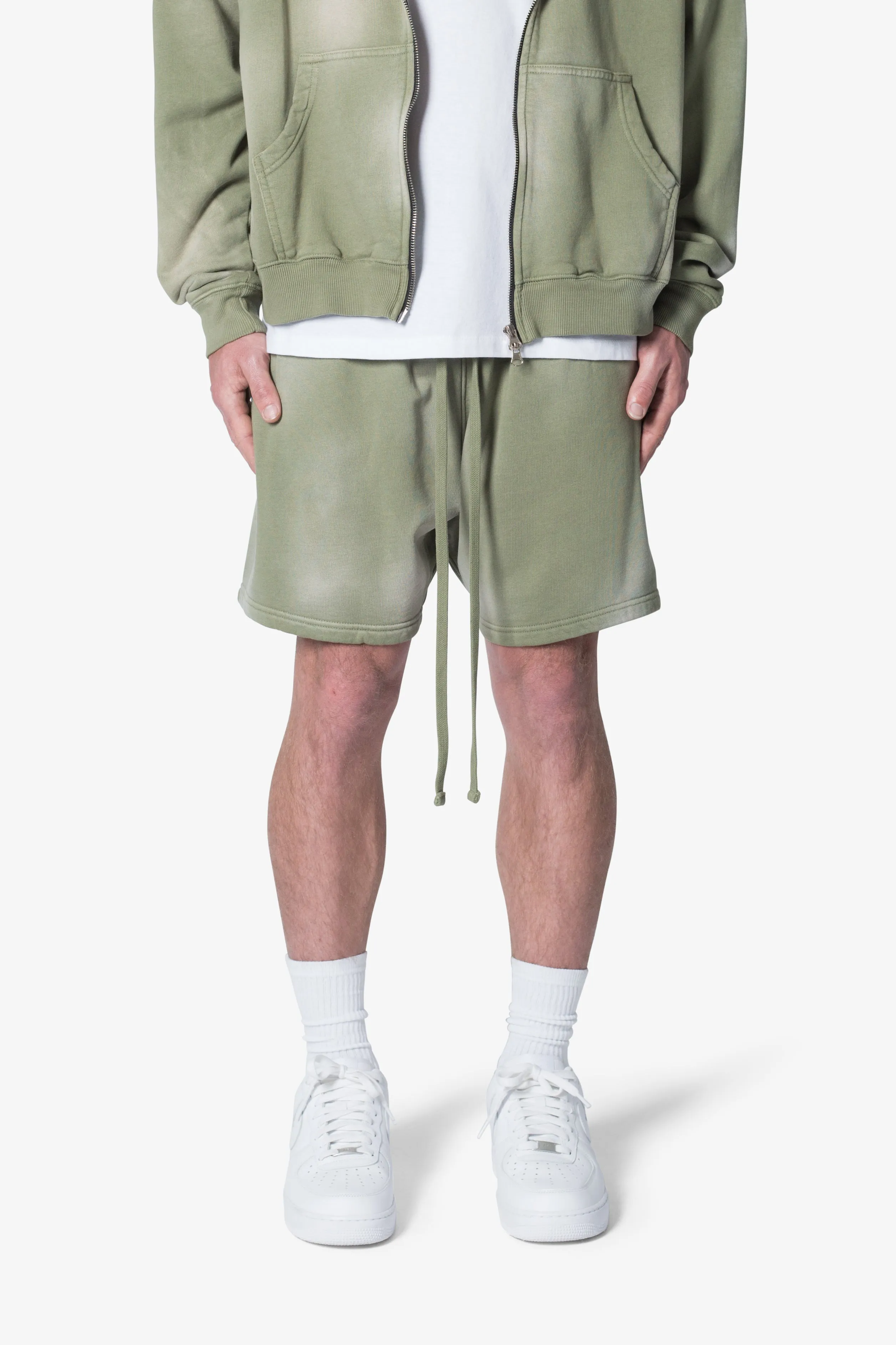 Faded Every Day Sweatshorts - Washed Olive