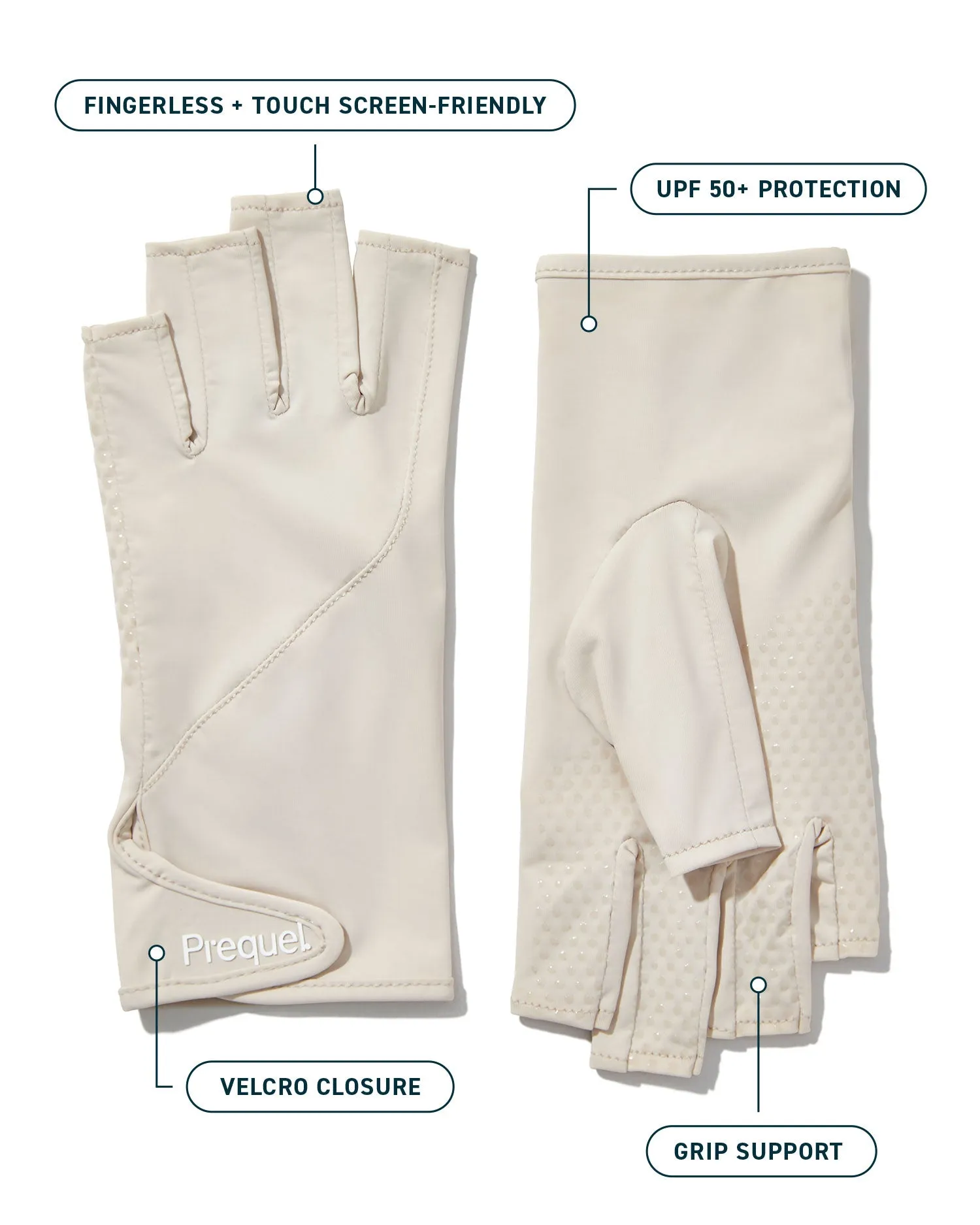 FINGERLESS SUN GLOVES