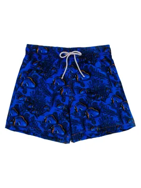 Fish Print Swim Shorts