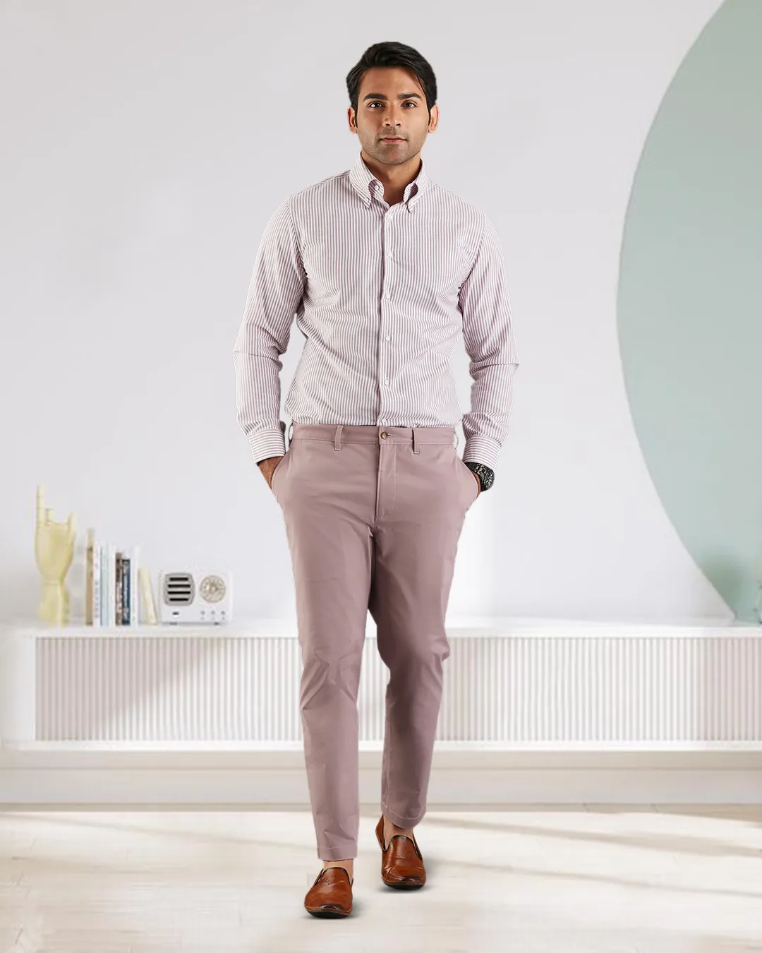 Genoa Chino Pant Purple Fade