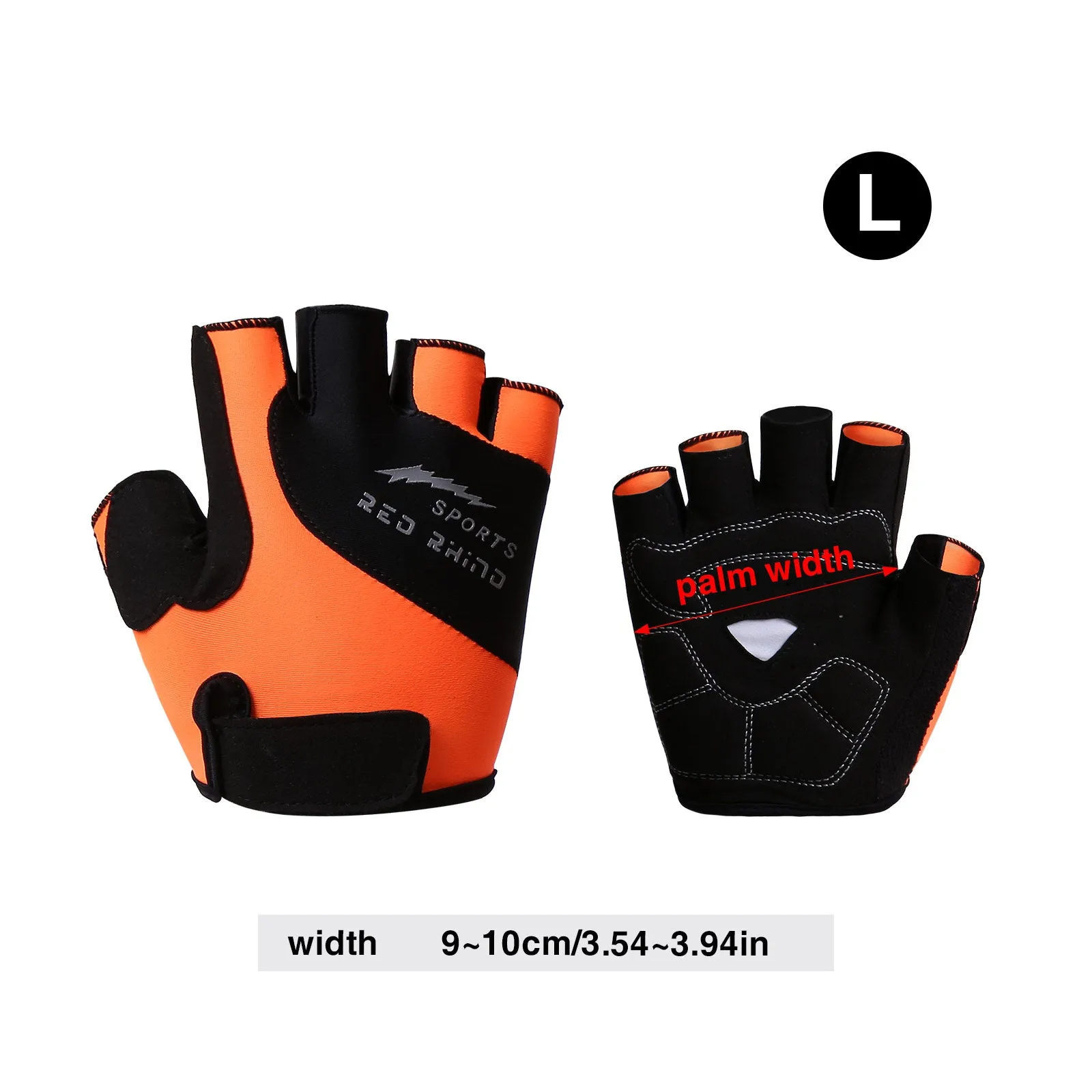 Half Finger Cycling Glove Shockproof Breathable High Elasticity Bicycle Fingerless Sport Glove M-XL