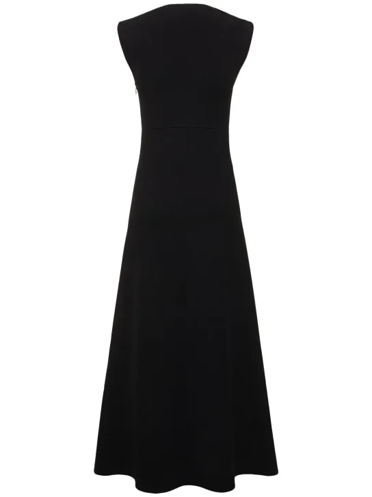 Jil Sander   Cady long dress w/cut outs 