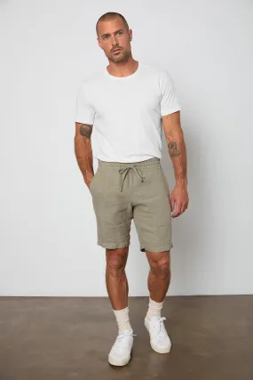 JONATHAN LINEN DRAWSTRING SHORT