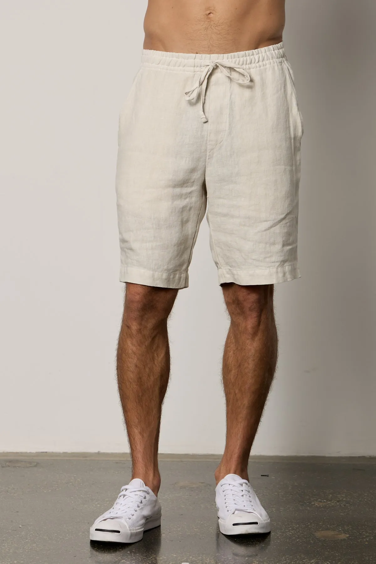 JONATHAN LINEN DRAWSTRING SHORT