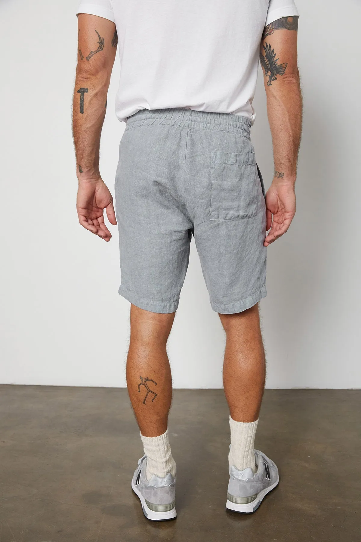 JONATHAN LINEN DRAWSTRING SHORT