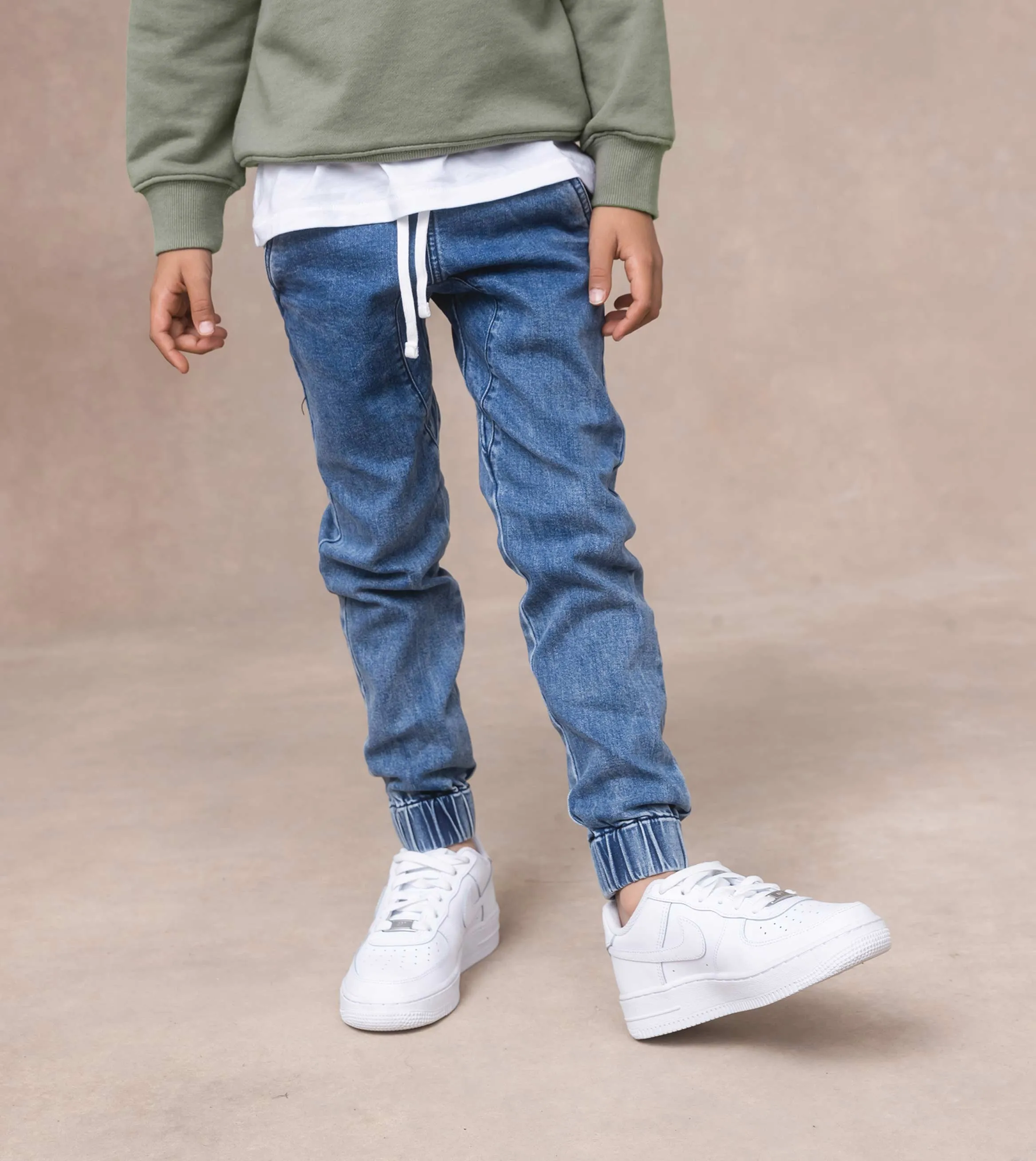 Kids Smallshot Denim Jogger Essential Blue