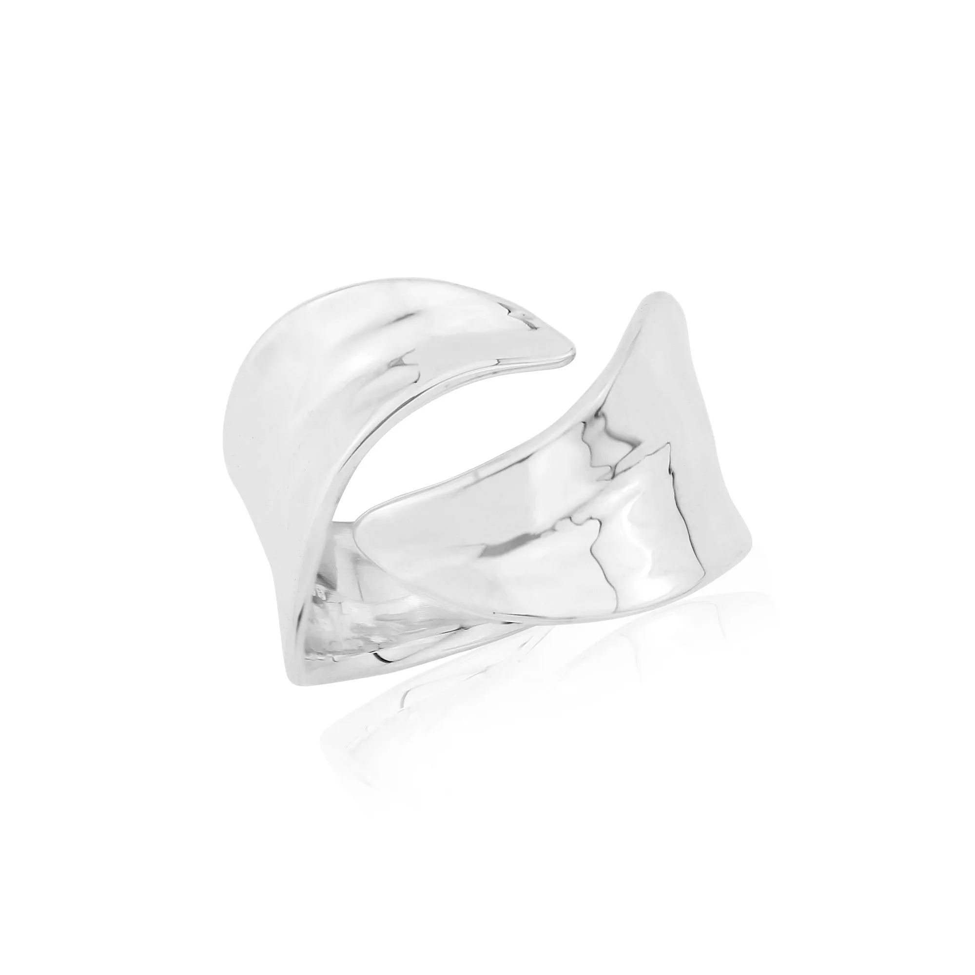 Leiska Silver Wrap Ring