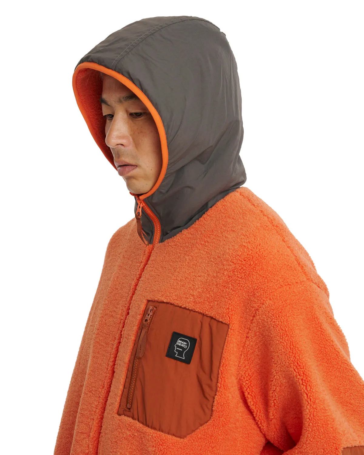 Levels Sherpa Full Zip Jacket - Orange