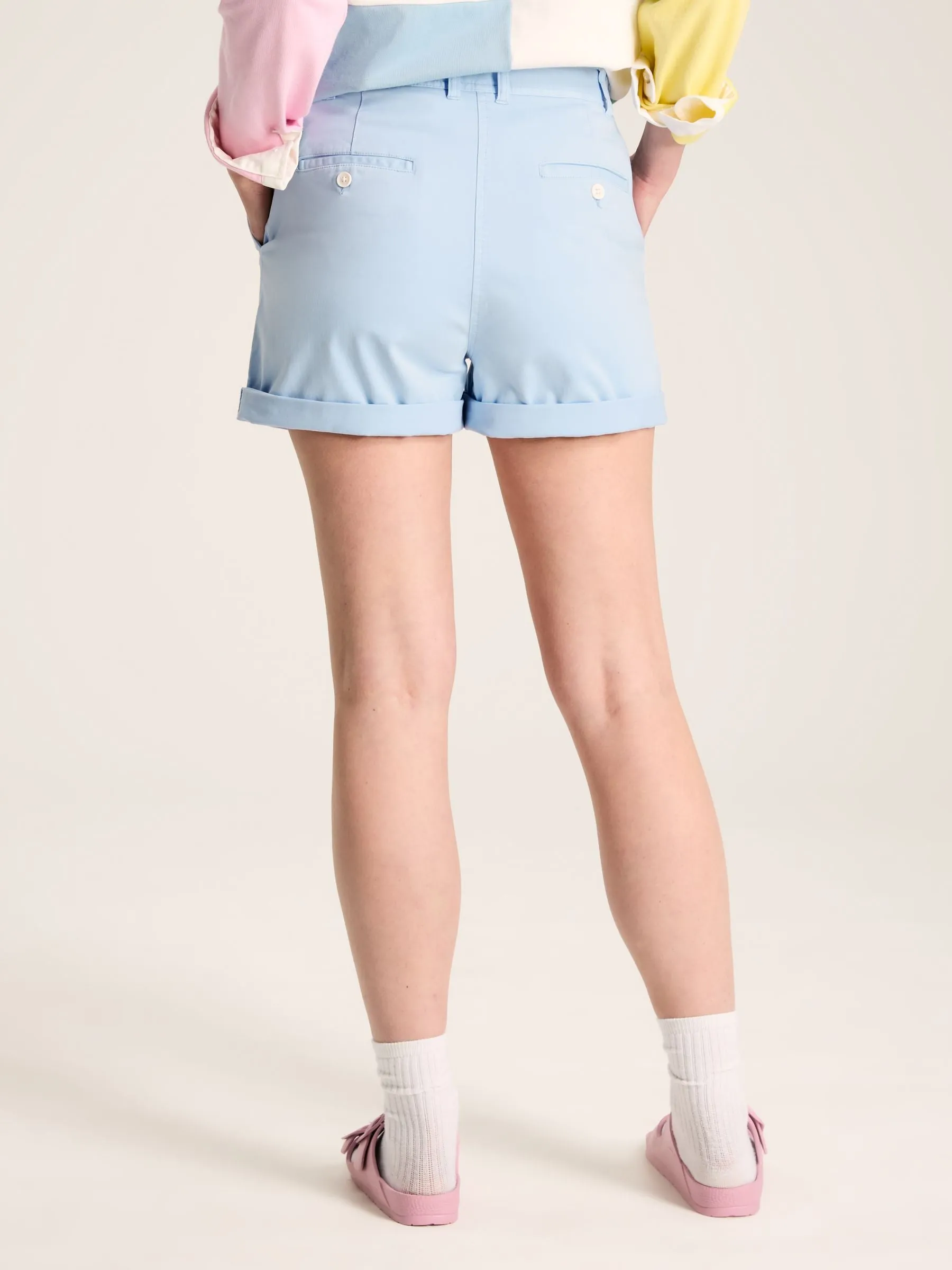 Light Blue Chino Shorts