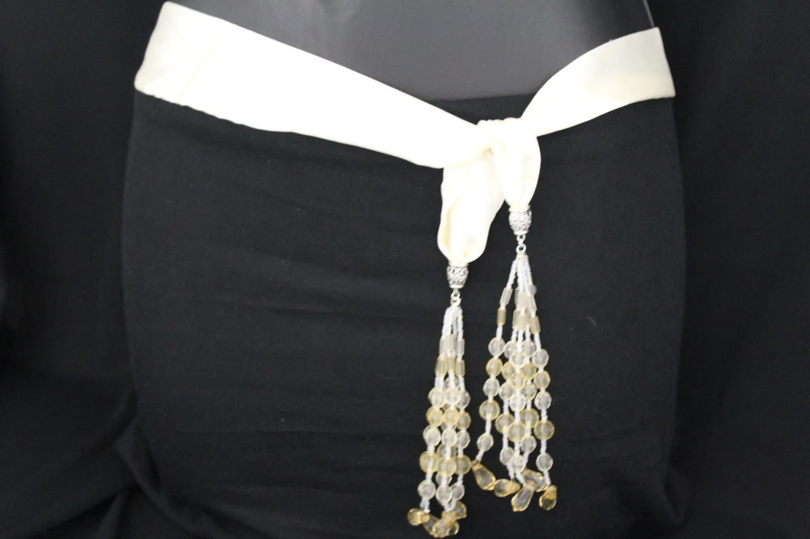 Long Tie Fringe Beads Hip Waist Belt