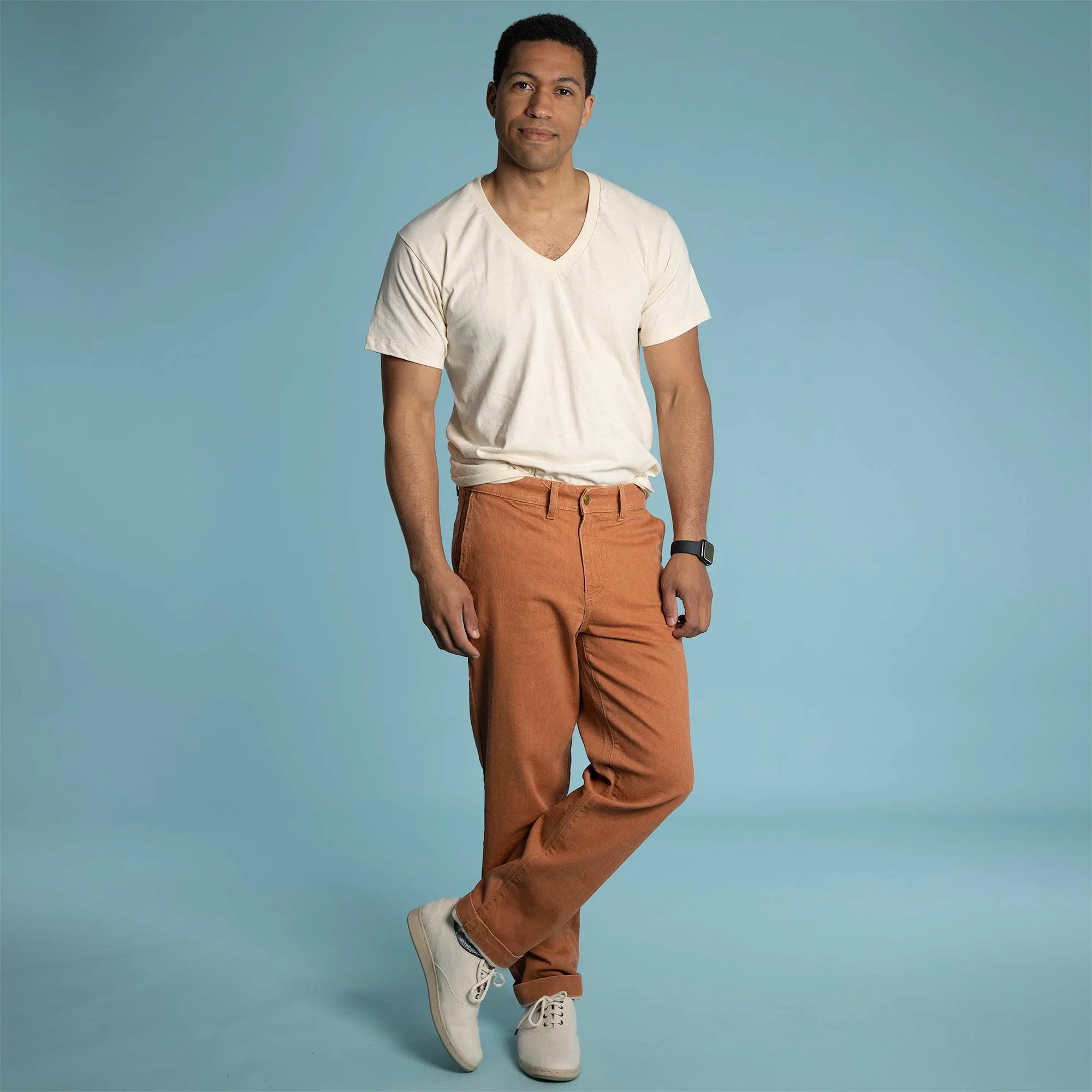 MAC 99% Organic Cotton Comfort Stretch Chinos (Natural Clay Dyed)