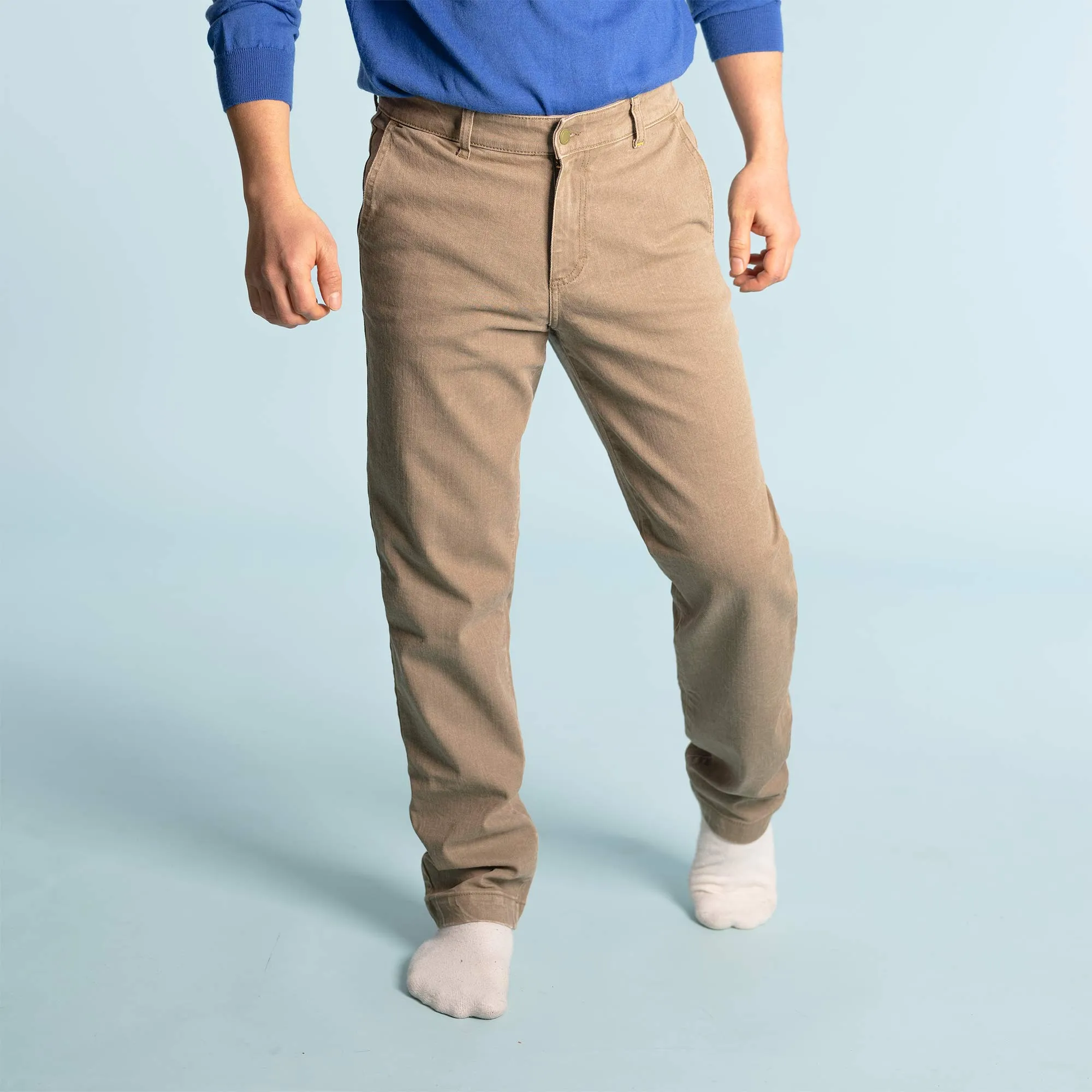 MAC 99% Organic Cotton Comfort Stretch Chinos (Natural Clay Dyed)