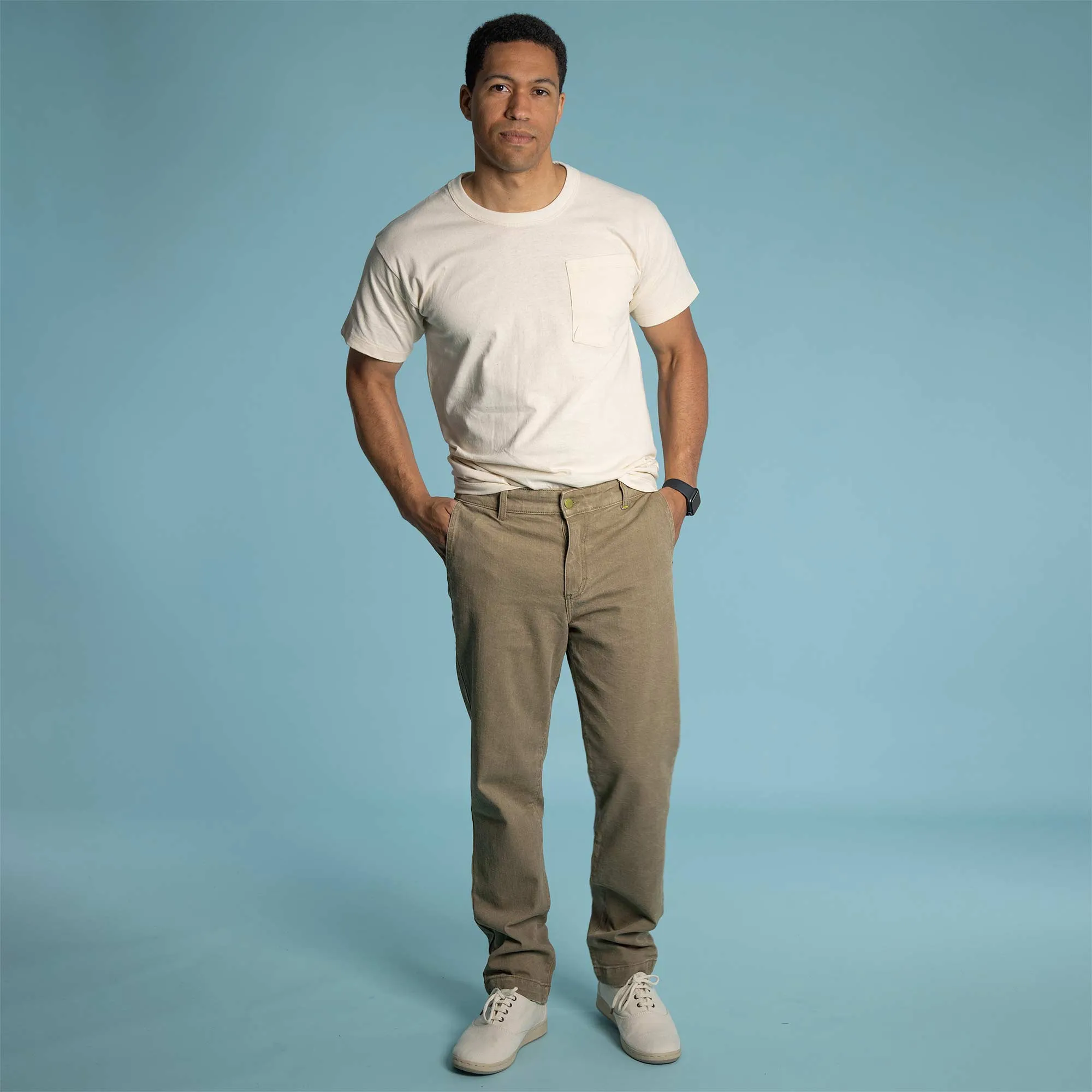 MAC 99% Organic Cotton Comfort Stretch Chinos (Natural Clay Dyed)